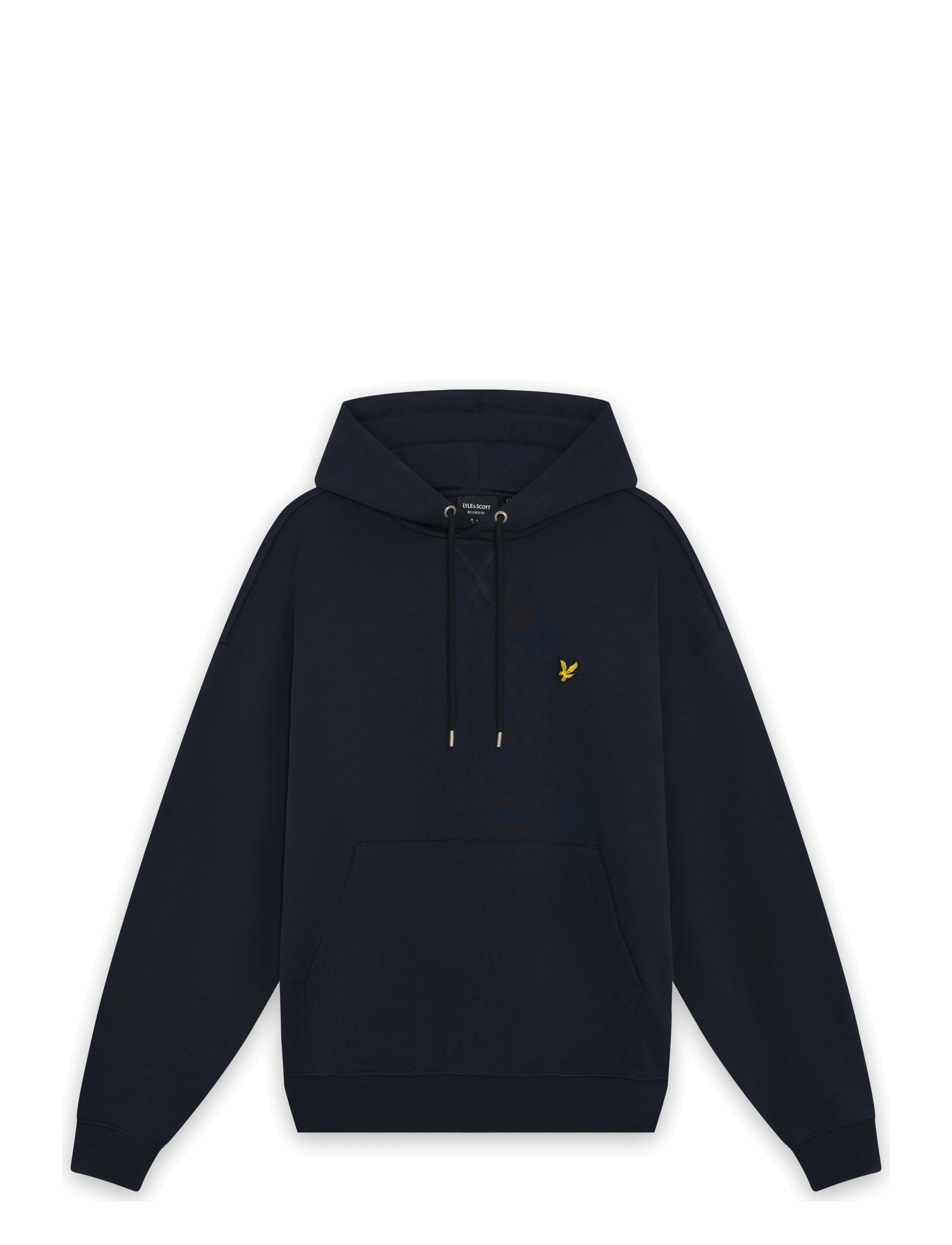 Lyle & Scott Heavyweight Loopback Pullover Hoodie - Sweatshirts - DARK NAVY / navy