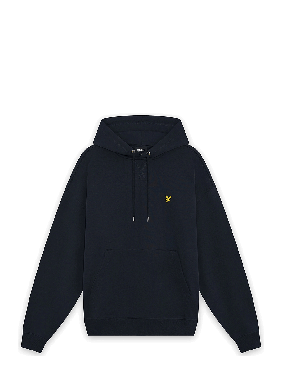 Lyle & Scott - Heavyweight Loopback Pullover Hoodie - dark navy - 0