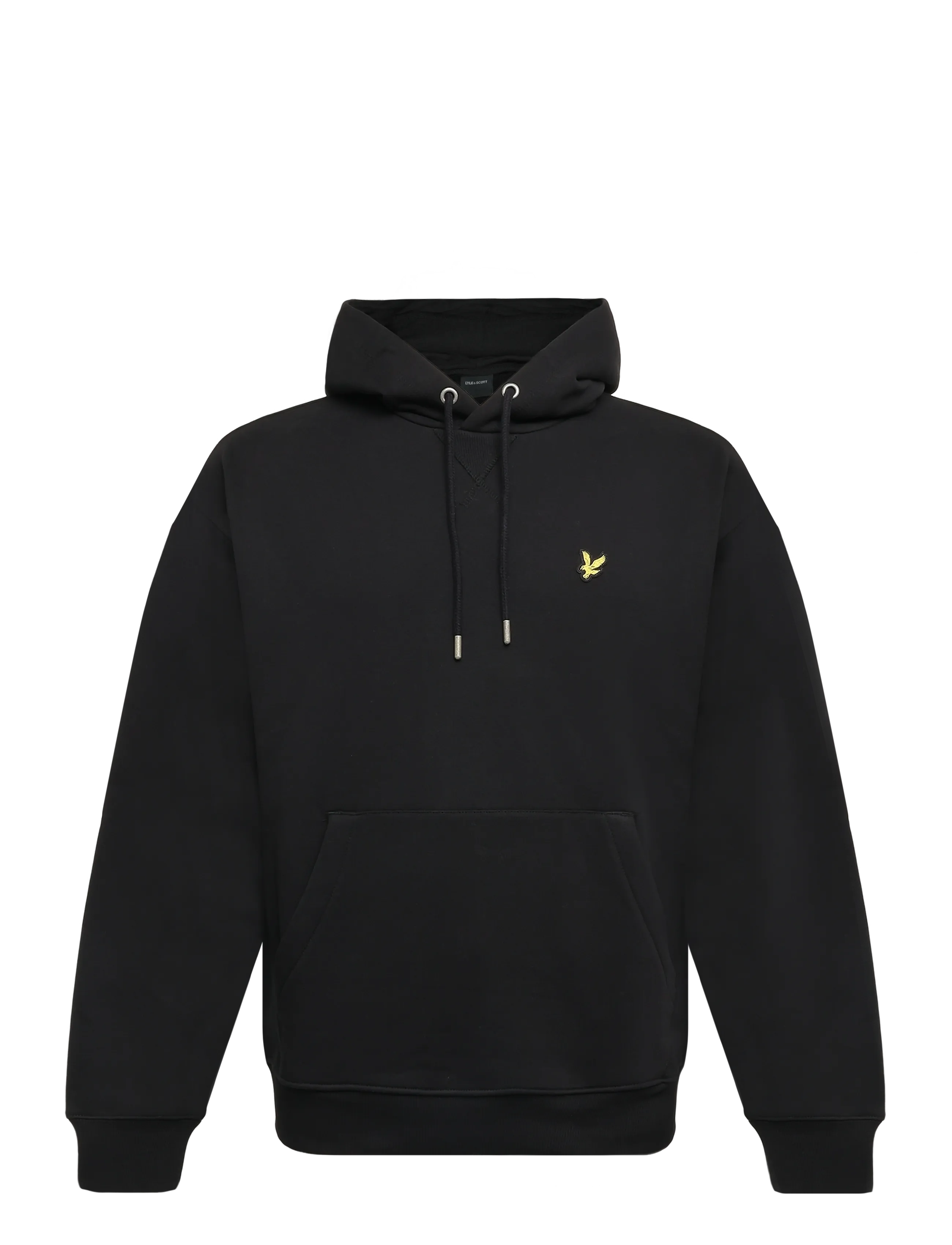 Lyle & Scott Heavyweight Loopback Pullover Hoodie - Kapuzenpullover - JET BLACK / black