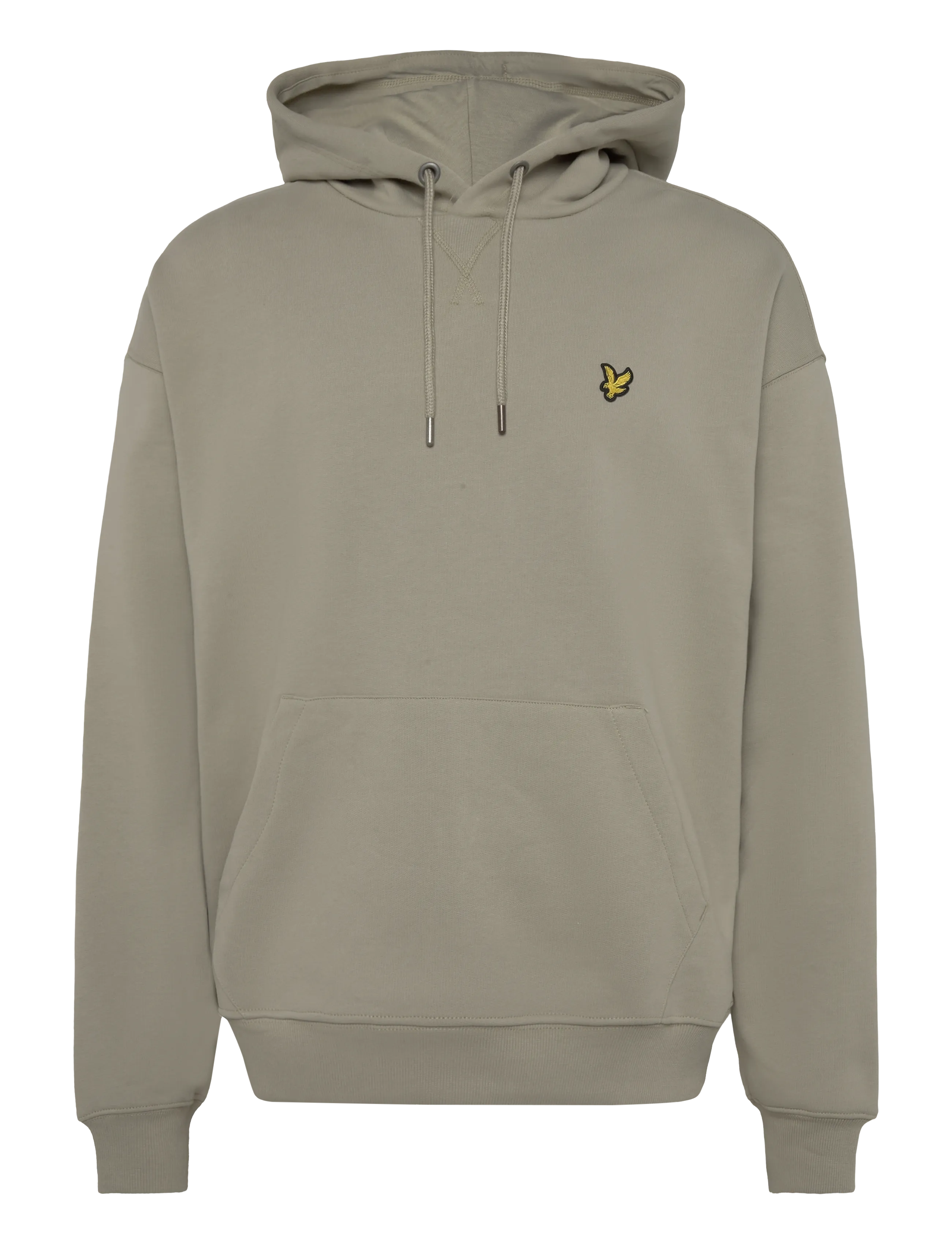 Lyle & Scott - Heavyweight Loopback Pullover Hoodie - hoodies - khaki smoke - 1