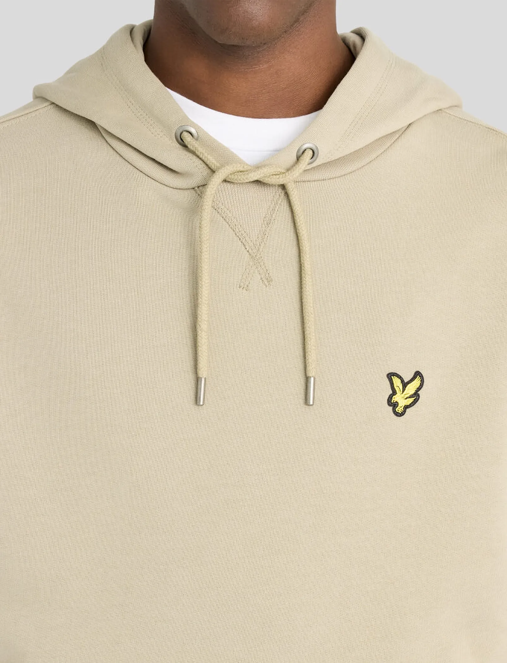 Lyle & Scott - Heavyweight Loopback Pullover Hoodie - hoodies - khaki smoke - 5