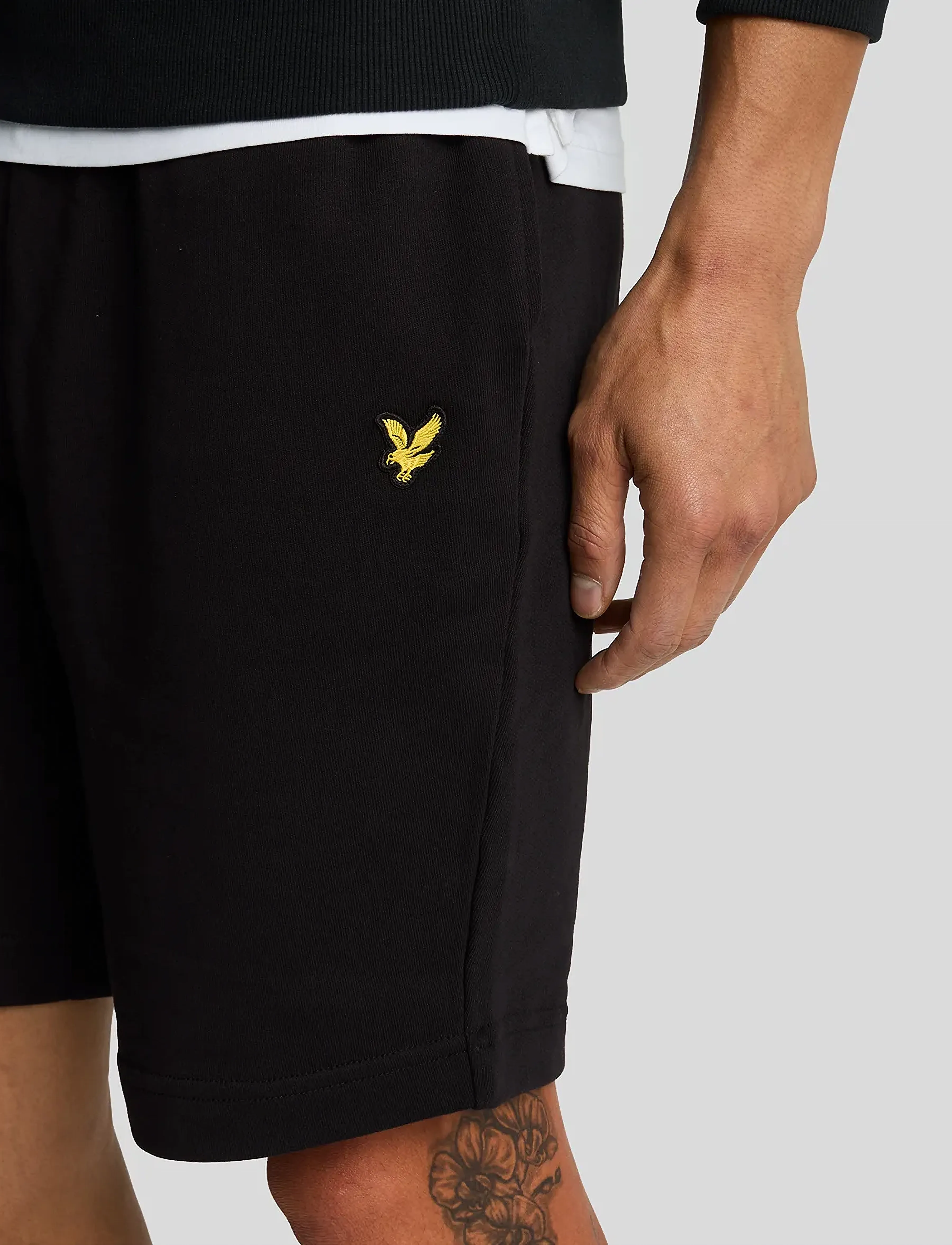 Lyle & Scott - Sweat Short - lühikesed dressipüksid - jet black - 5