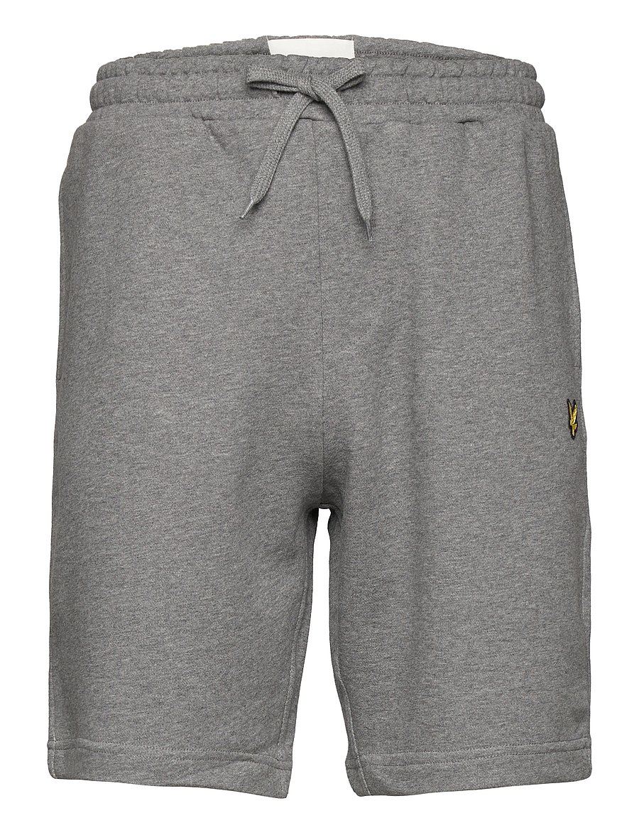 Lyle & Scott - Sweat Short - sweat shorts - mid grey marl - 1