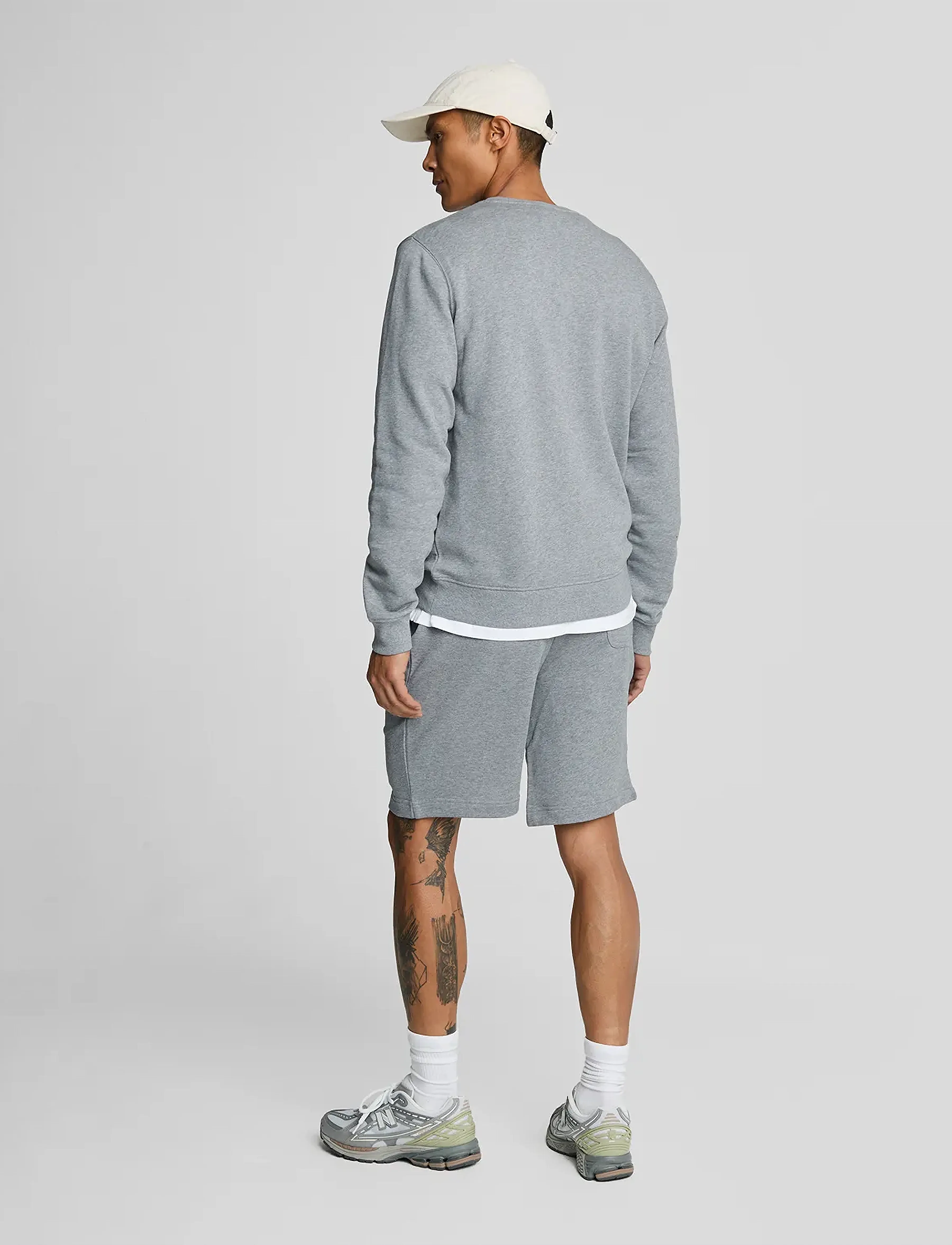 Lyle & Scott - Sweat Short - sweat shorts - mid grey marl - 3