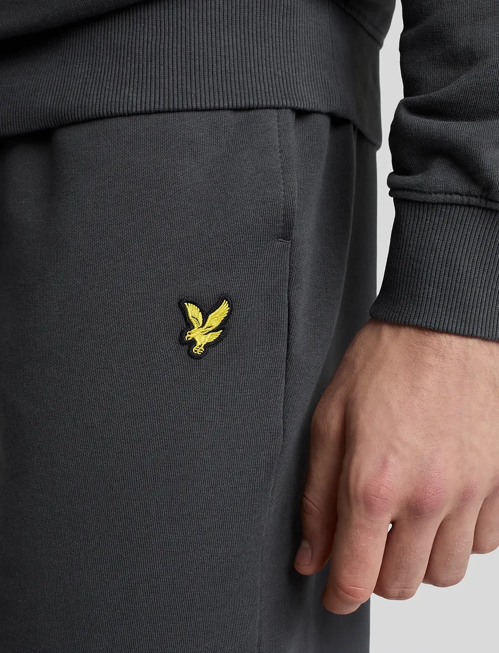 Lyle & Scott - Sweat Short - sweat shorts - w635 gunmetal - 5