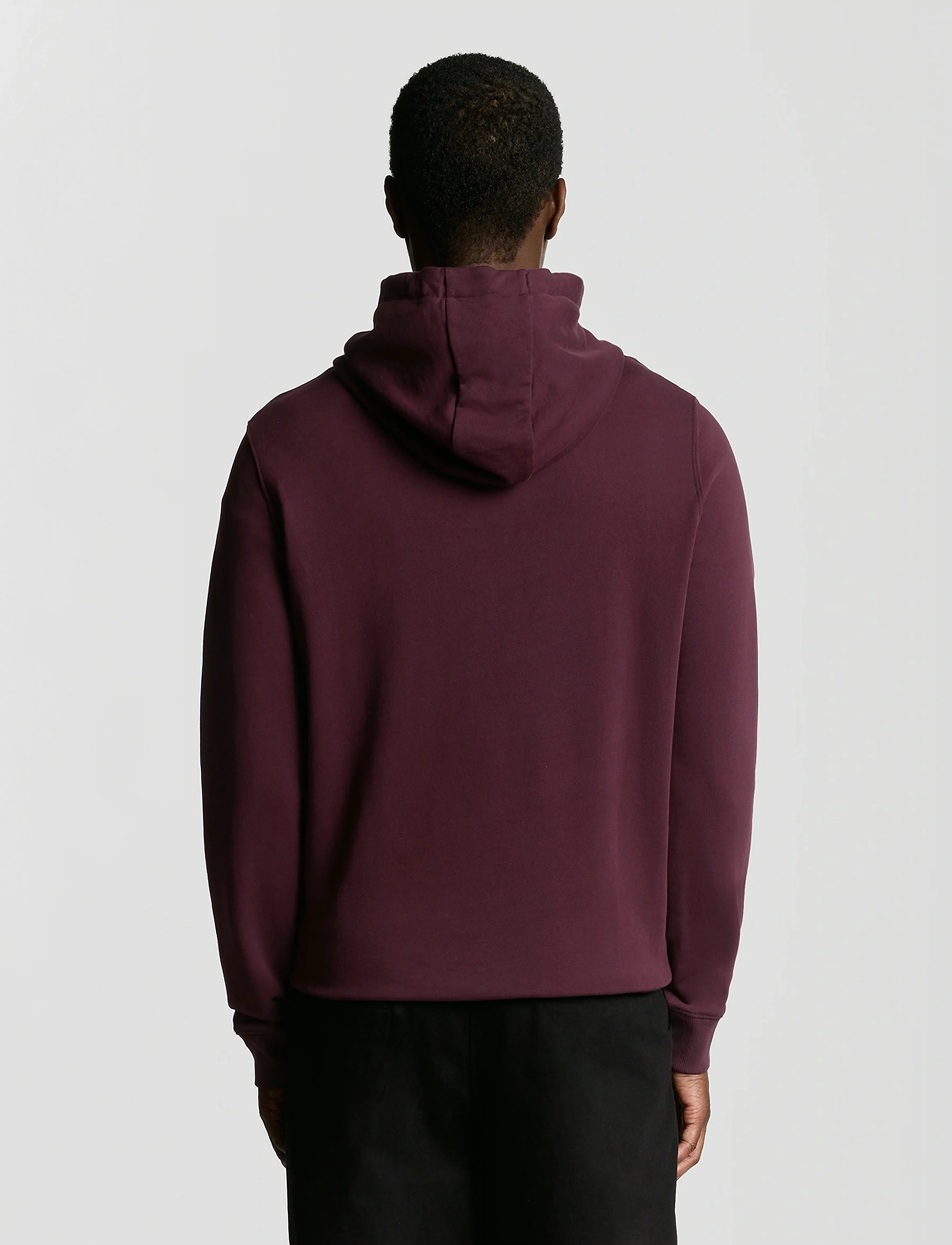 Lyle & Scott - Pullover Hoodie - kapuutsiga pusad - burgundy - 3