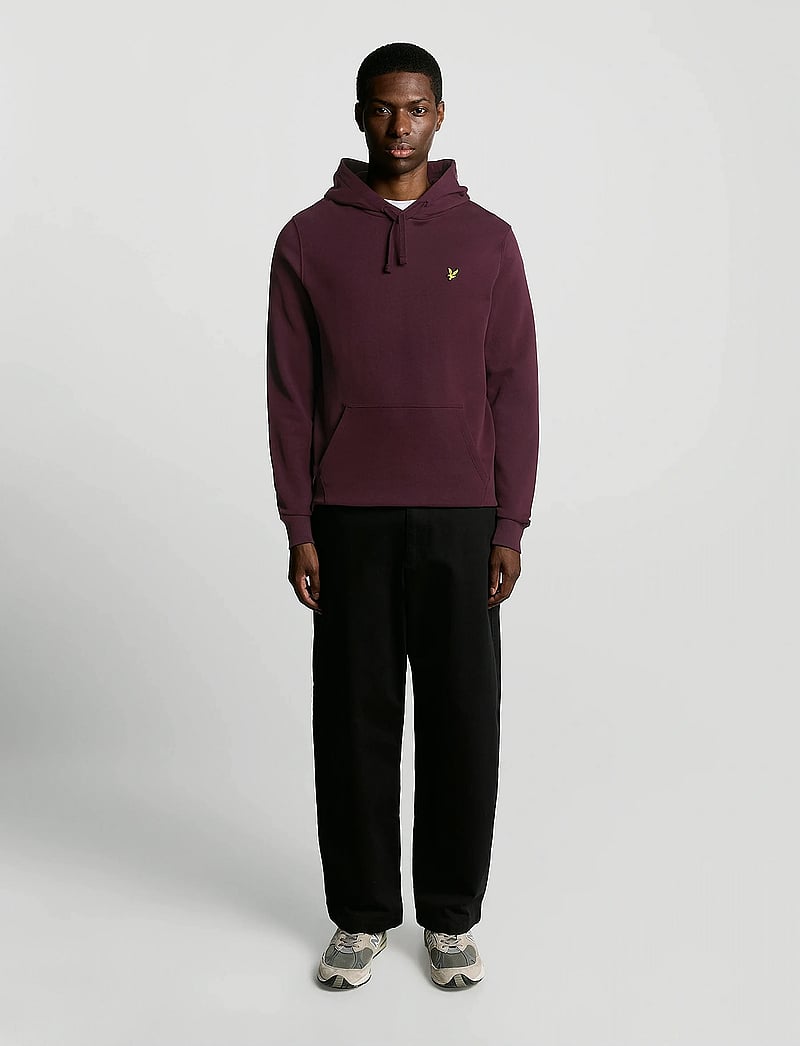 Lyle & Scott - Pullover Hoodie - hættetrøjer - burgundy - 4