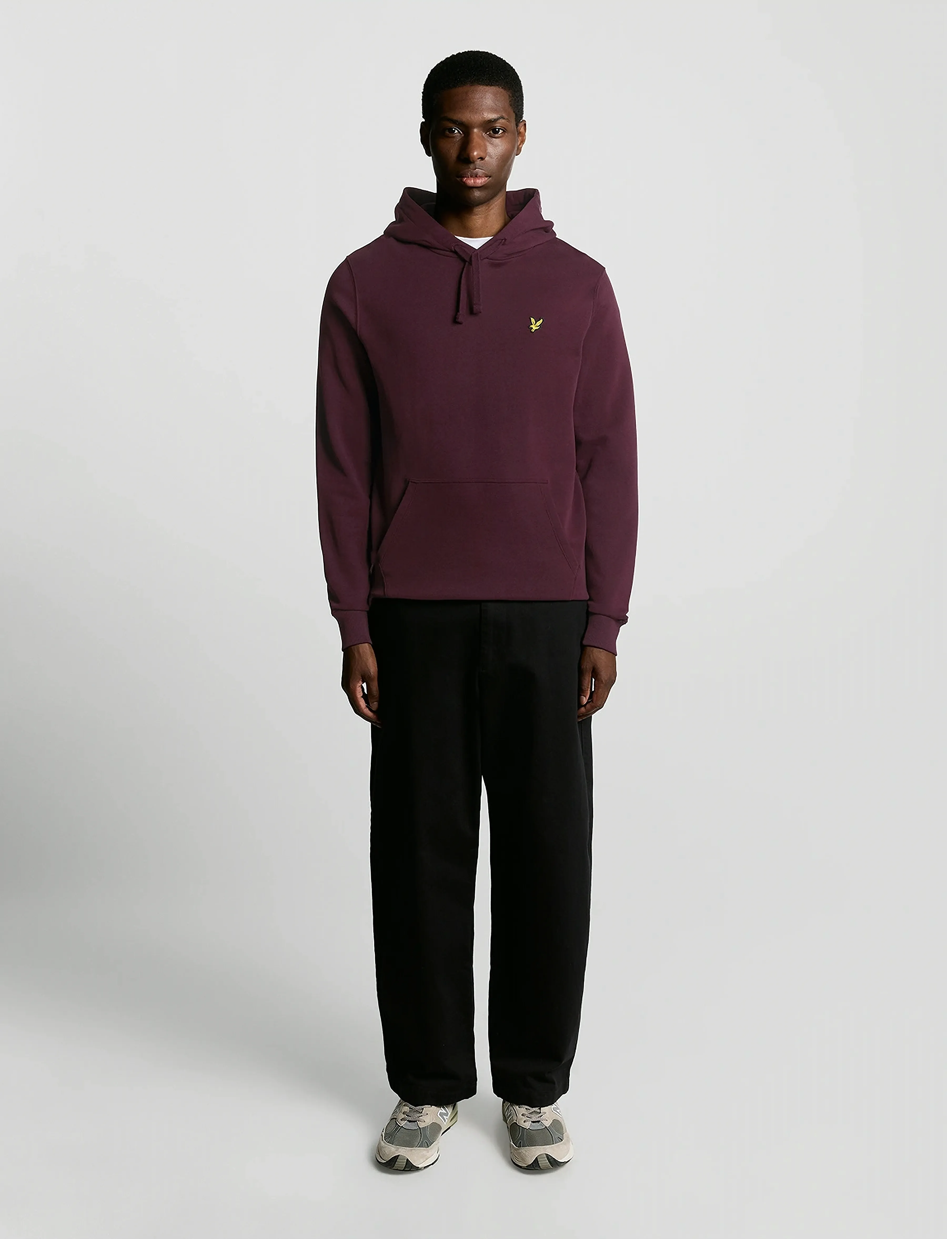 Lyle & Scott - Pullover Hoodie - kapuutsiga pusad - burgundy - 4