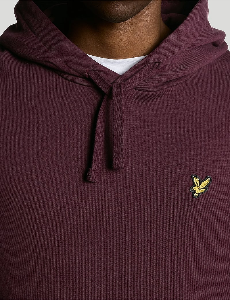 Lyle & Scott - Pullover Hoodie - hættetrøjer - burgundy - 5