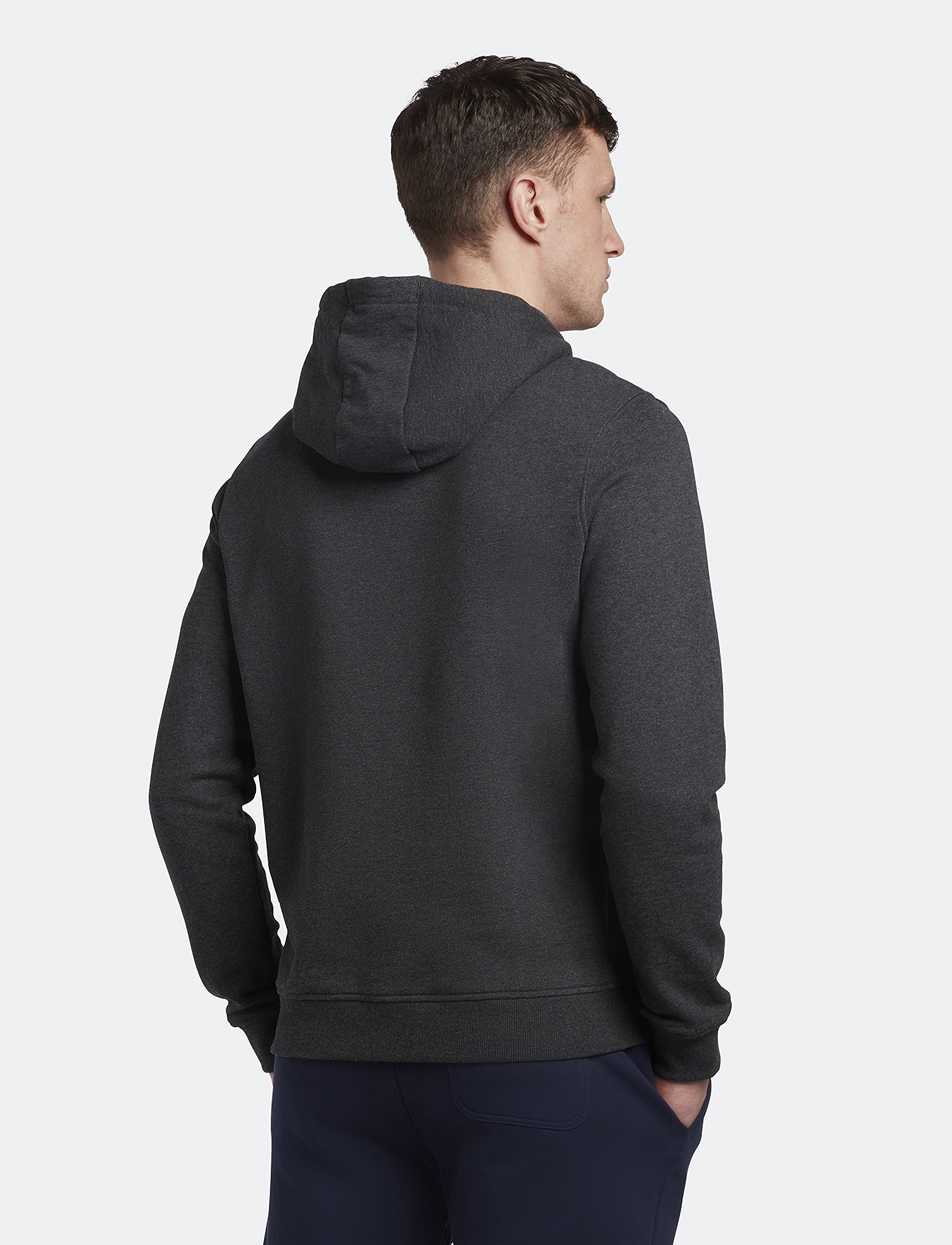 Lyle & Scott - Pullover Hoodie - sweatshirts - charcoal marl - 4