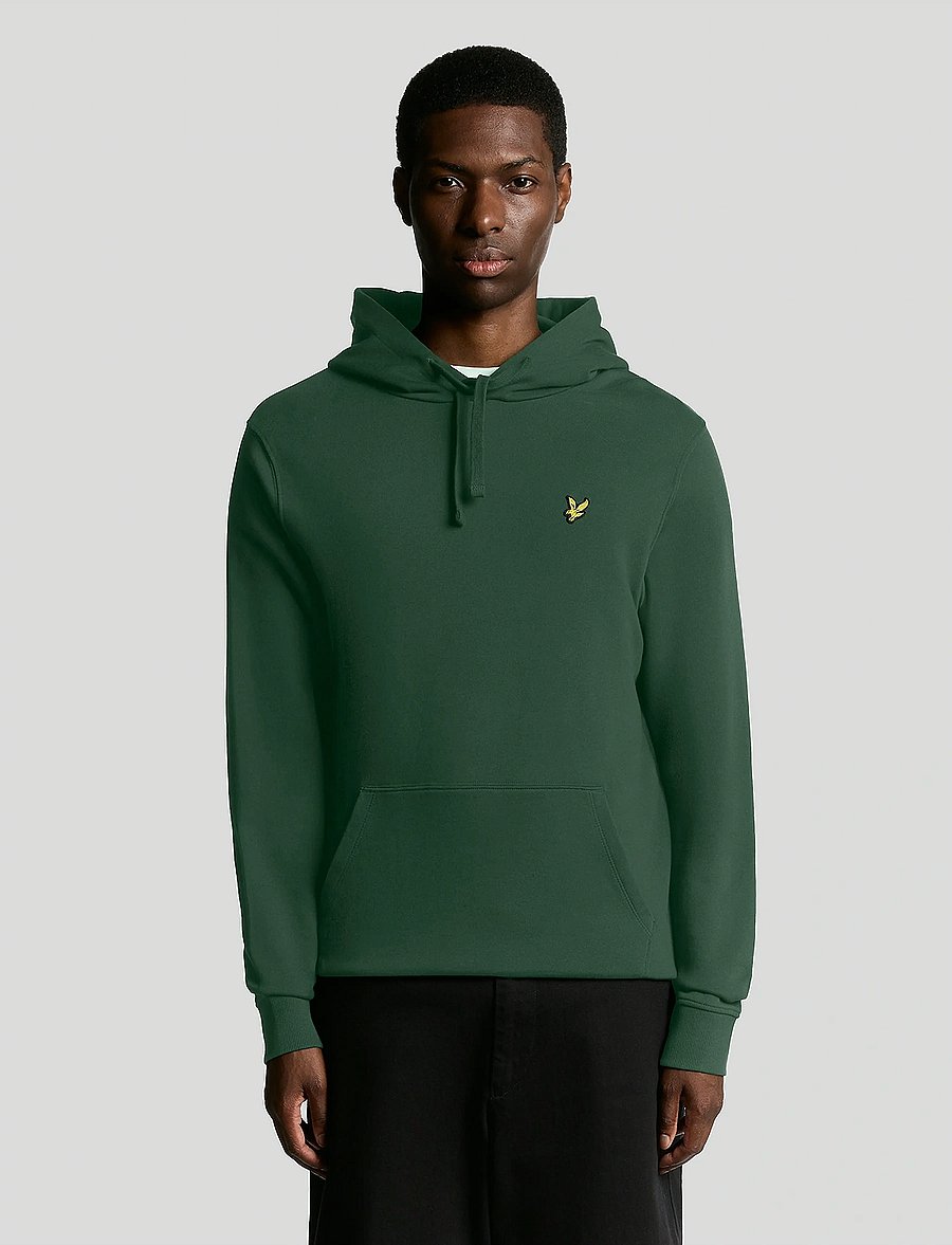 Lyle & Scott - Pullover Hoodie - kapuzenpullover - dark green - 0