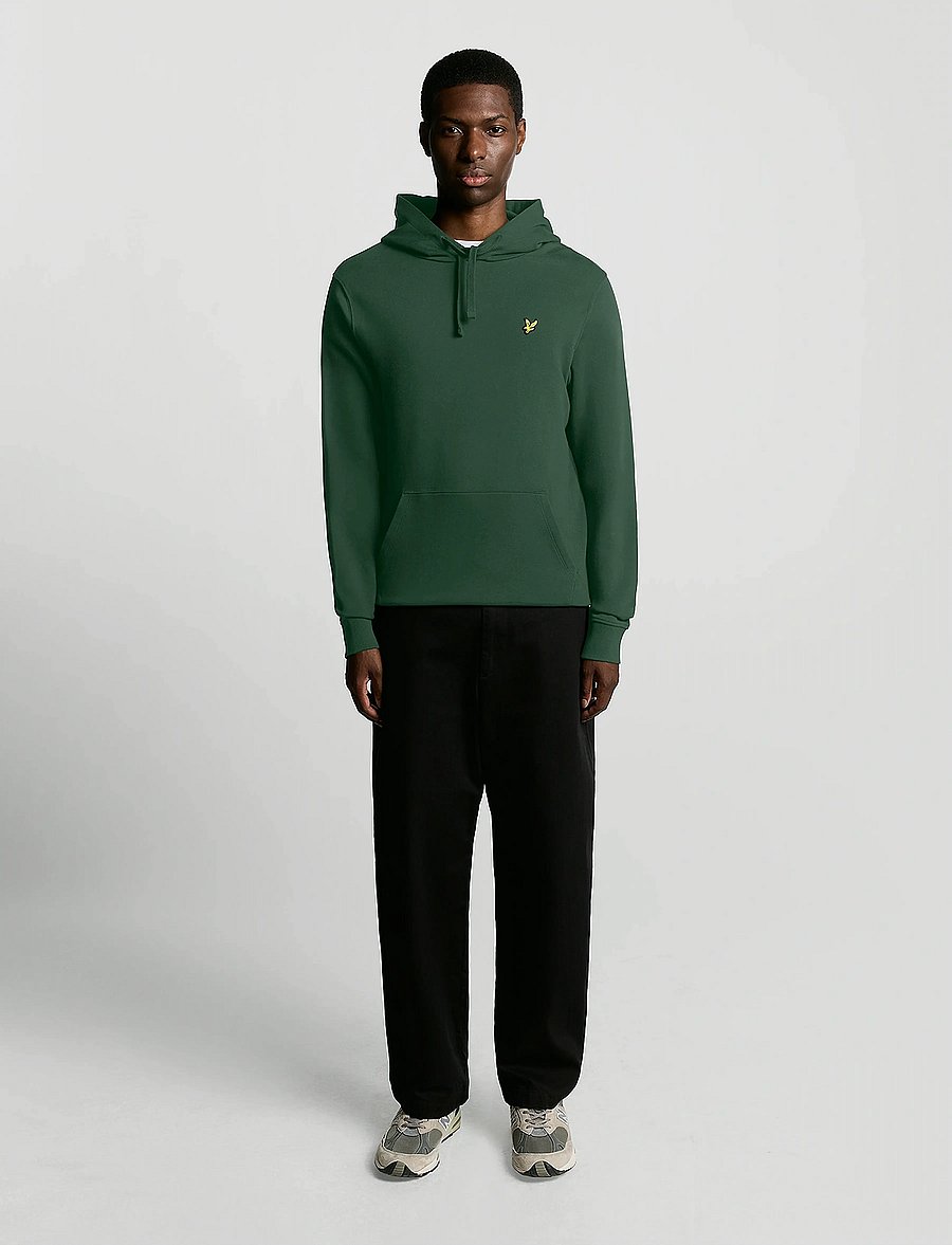 Lyle & Scott - Pullover Hoodie - kapuzenpullover - dark green - 4
