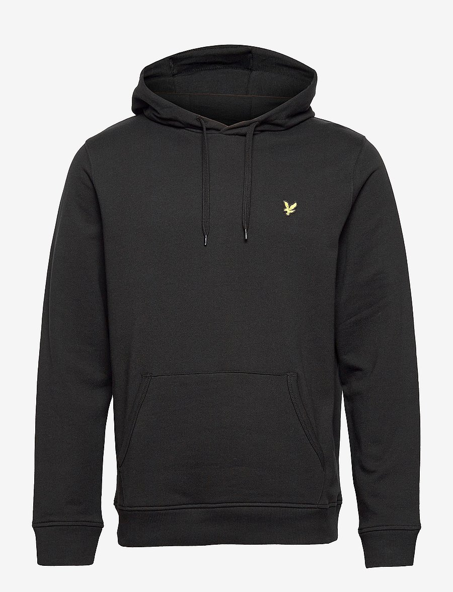 Lyle & Scott - Pullover Hoodie - kapuutsiga pusad - jet black - 1