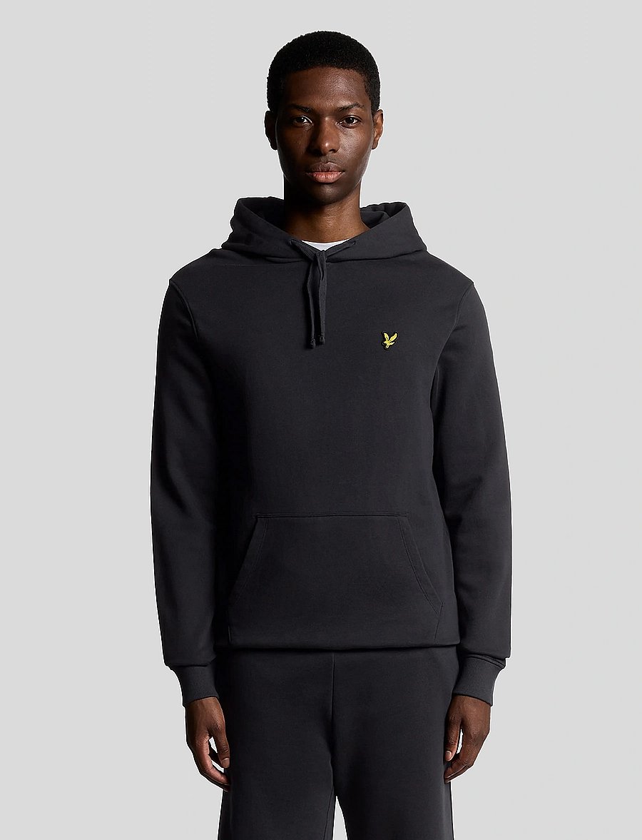 Lyle & Scott - Pullover Hoodie - kapuutsiga pusad - jet black - 0