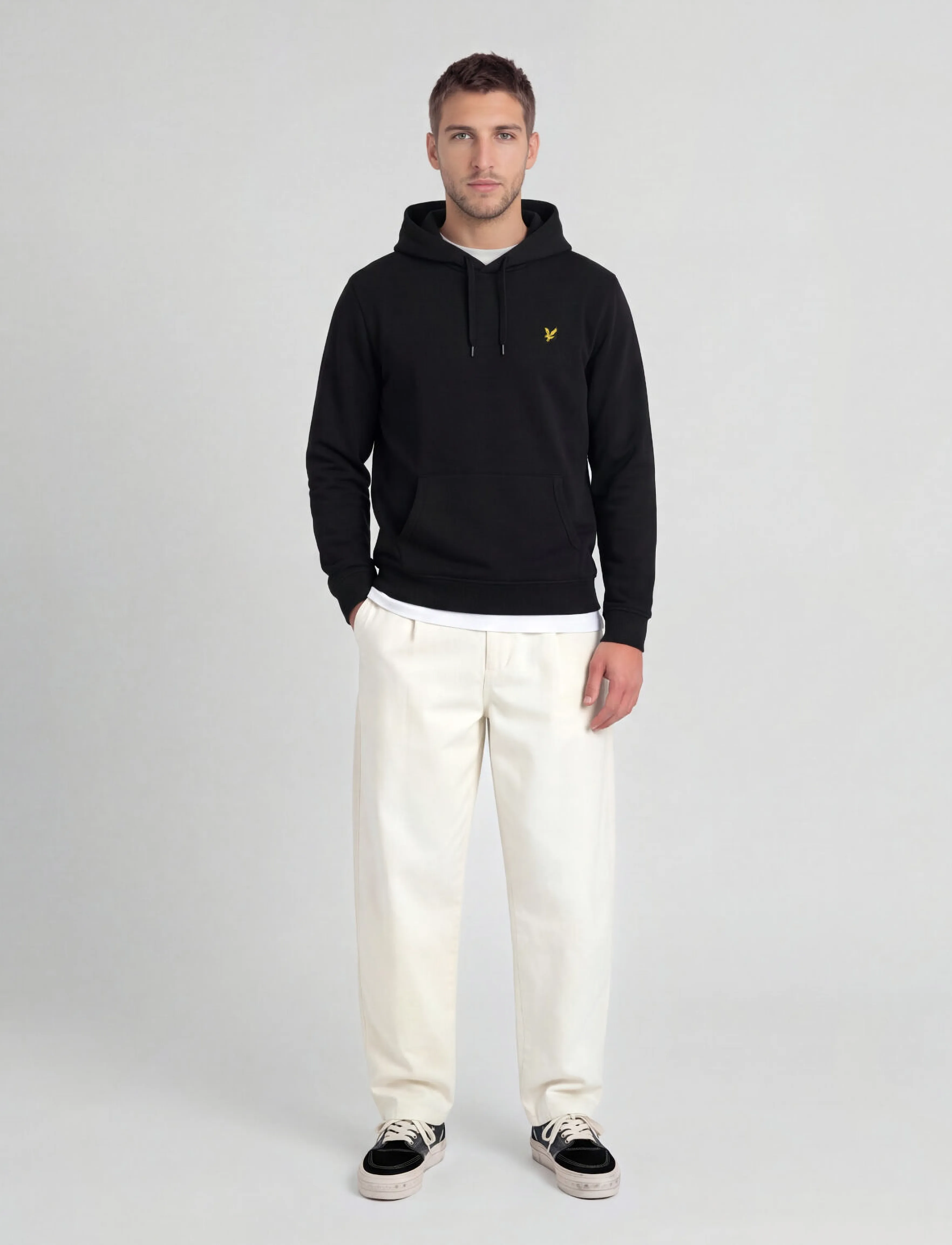 Lyle & Scott - Pullover Hoodie - kapuzenpullover - jet black - 4
