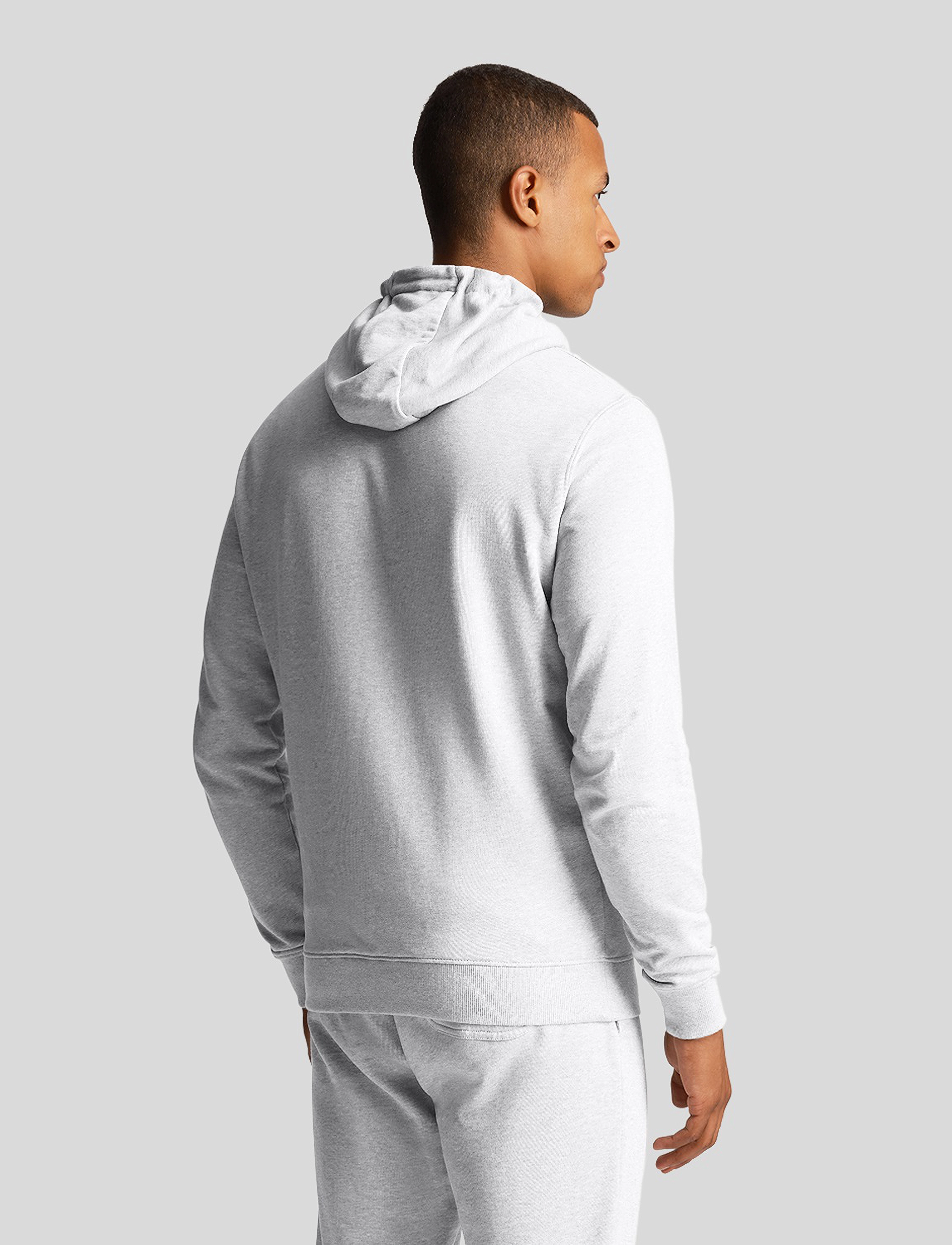 Lyle & Scott - Pullover Hoodie - svetarit - light grey marl - 3