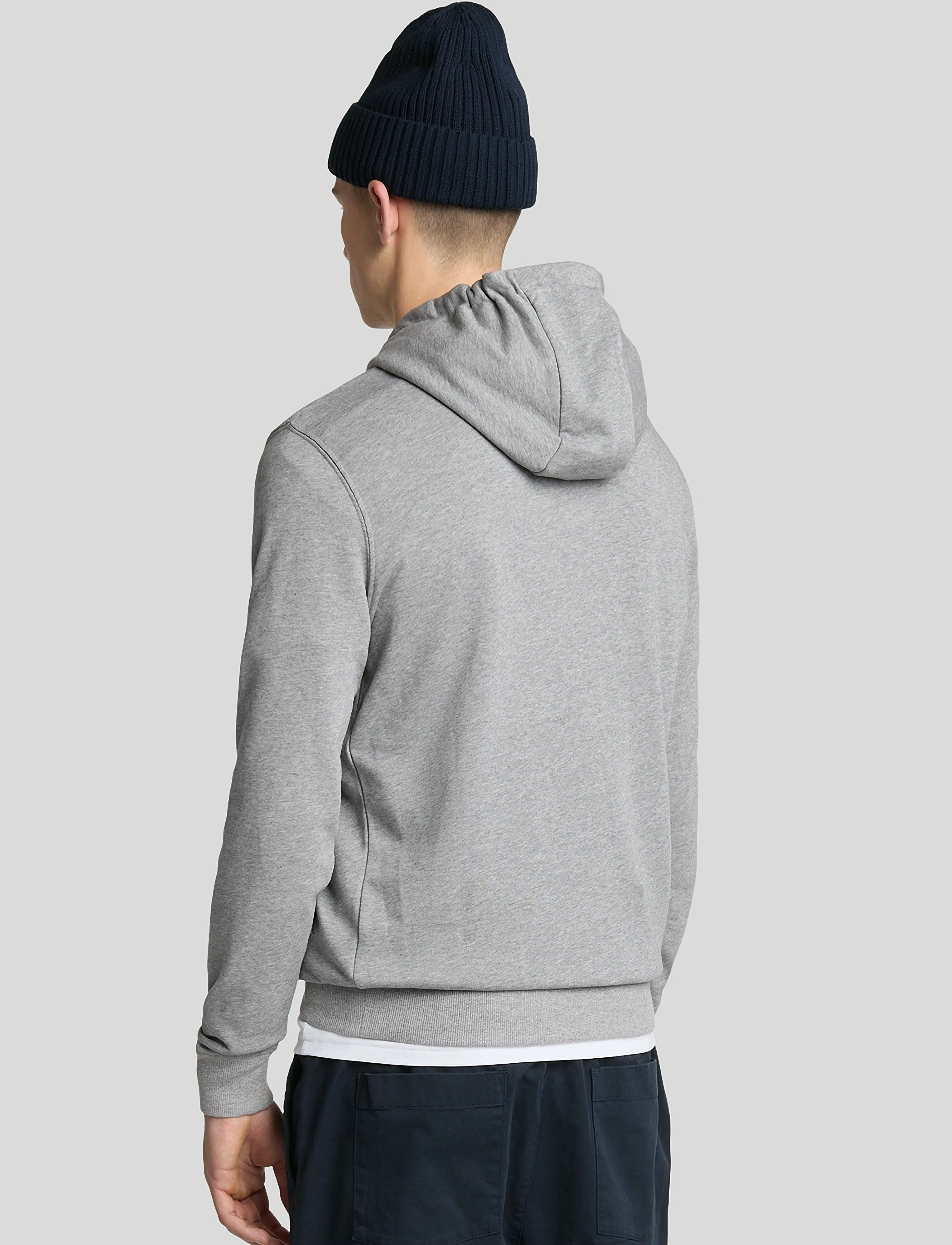 Lyle & Scott - Pullover Hoodie - hættetrøjer - mid grey marl - 3
