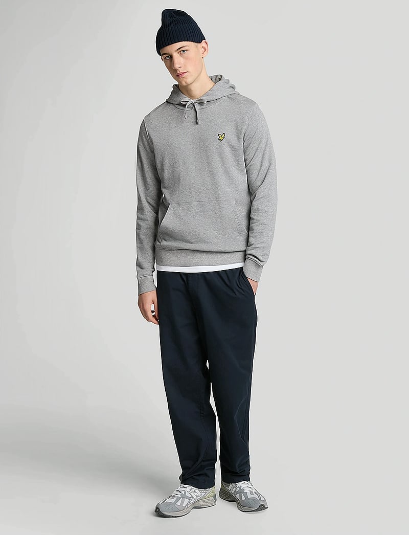 Lyle & Scott - Pullover Hoodie - hættetrøjer - mid grey marl - 4