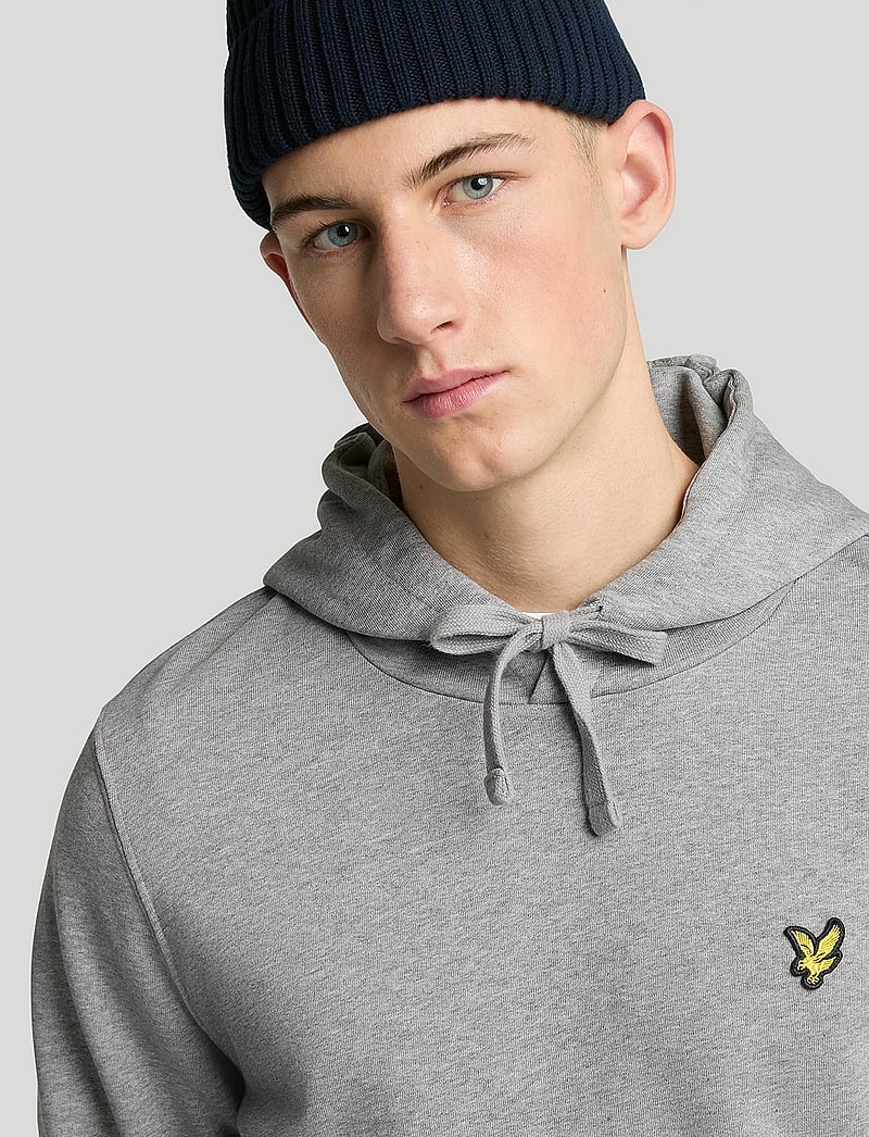 Lyle & Scott - Pullover Hoodie - hættetrøjer - mid grey marl - 5