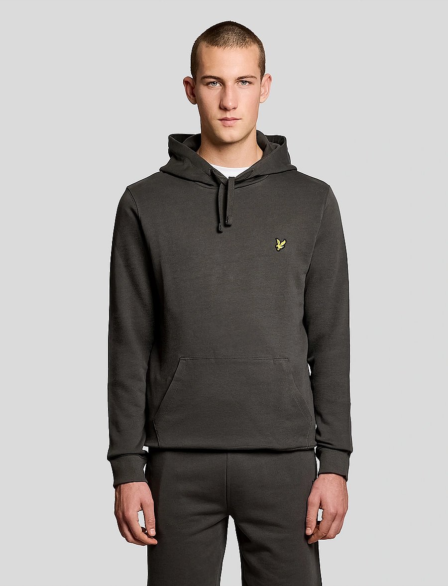 Lyle & Scott - Pullover Hoodie - hoodies - w635 gunmetal - 0