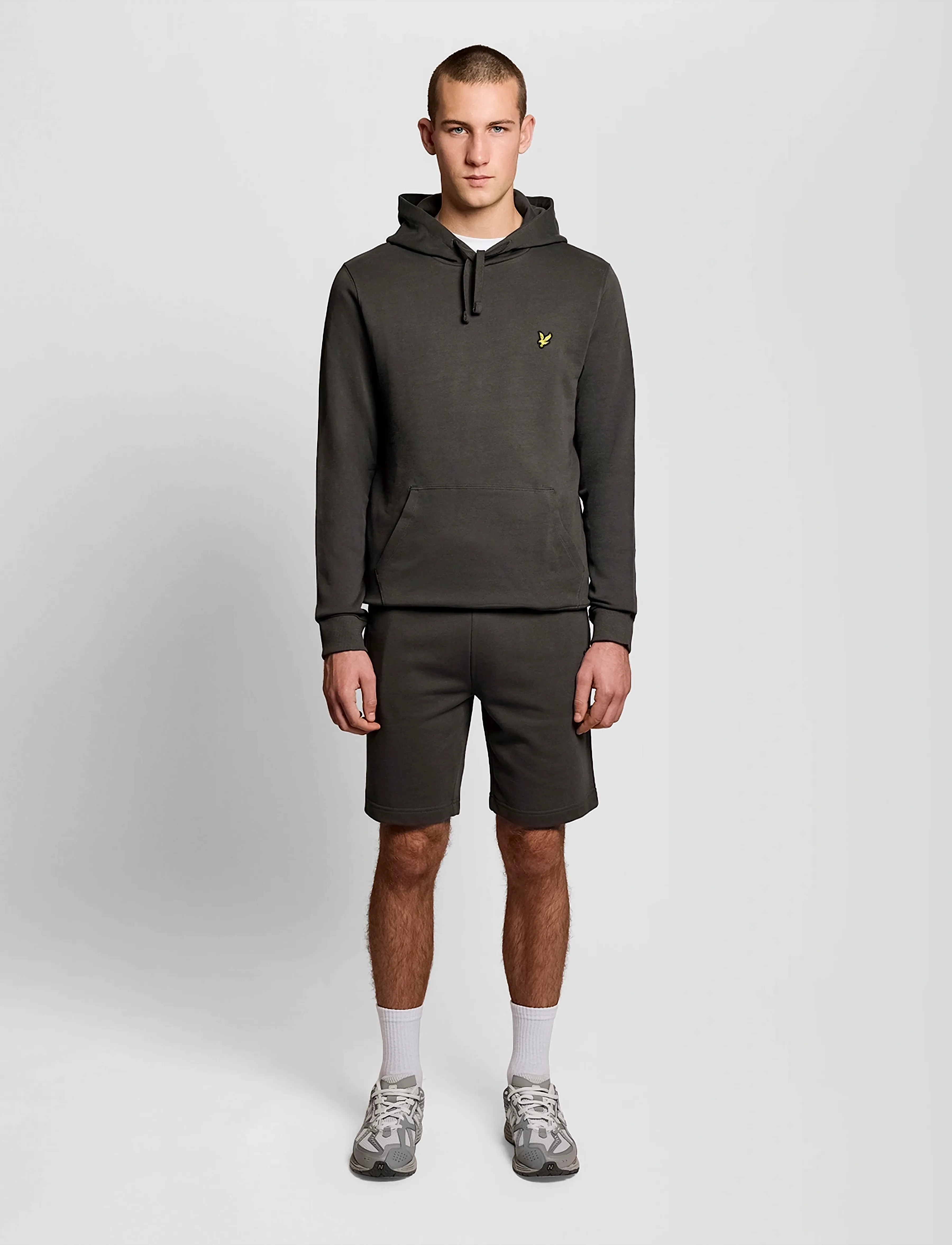 Lyle & Scott - Pullover Hoodie - hættetrøjer - w635 gunmetal - 4