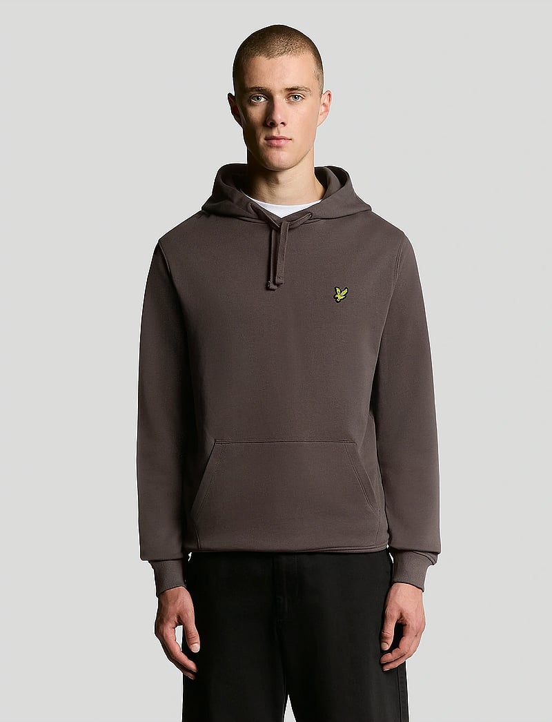 Lyle & Scott - Pullover Hoodie - hættetrøjer - x863 espresso - 0