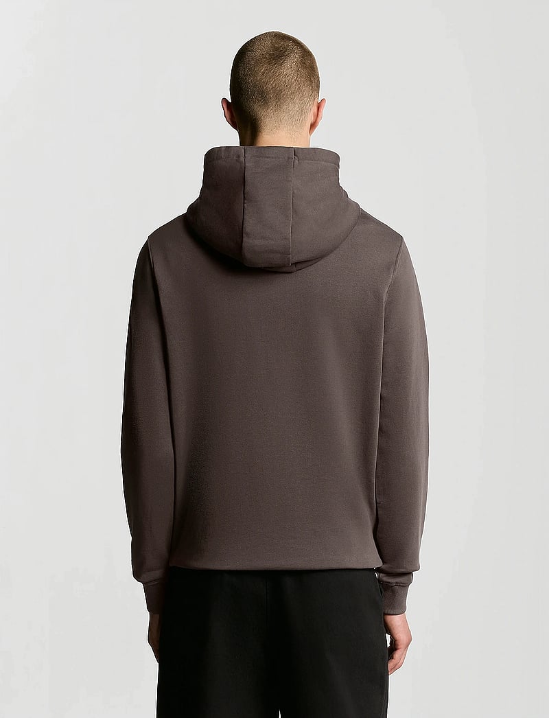 Lyle & Scott - Pullover Hoodie - hættetrøjer - x863 espresso - 3