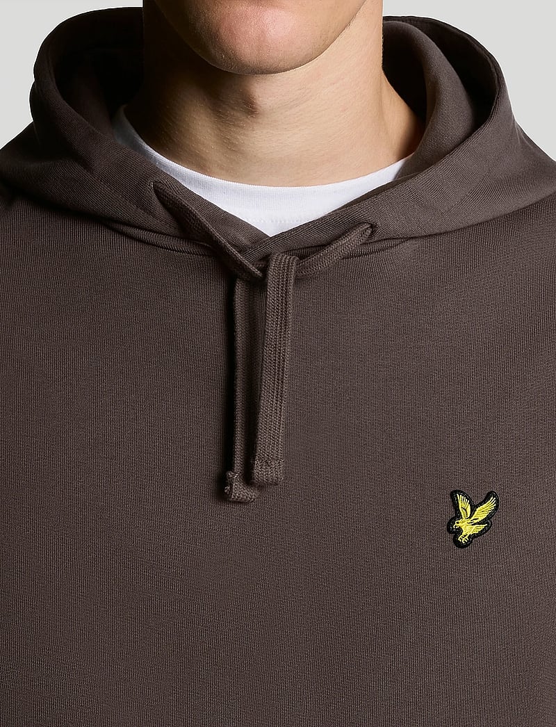 Lyle & Scott - Pullover Hoodie - hættetrøjer - x863 espresso - 5