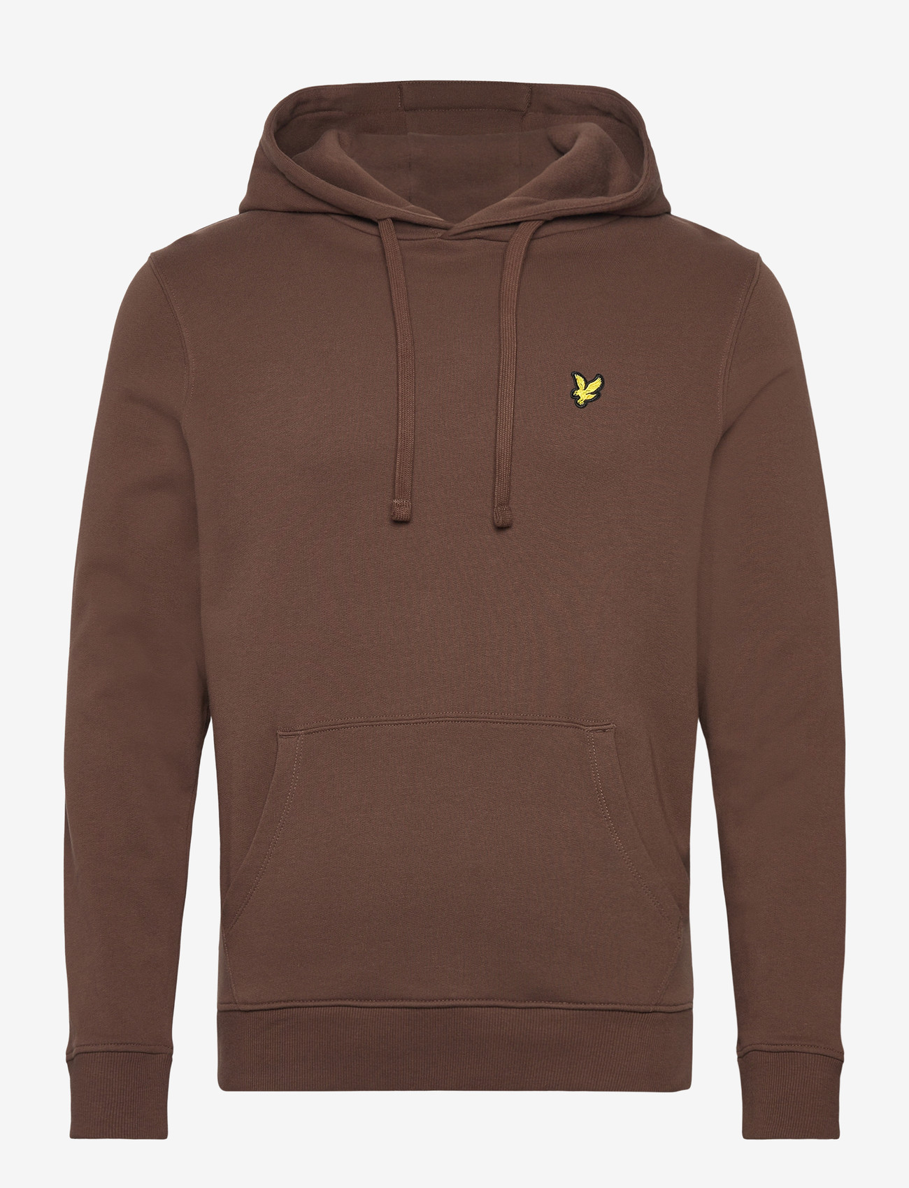 Lyle & Scott - Pullover Hoodie - hættetrøjer - y045 bottle brown - 1
