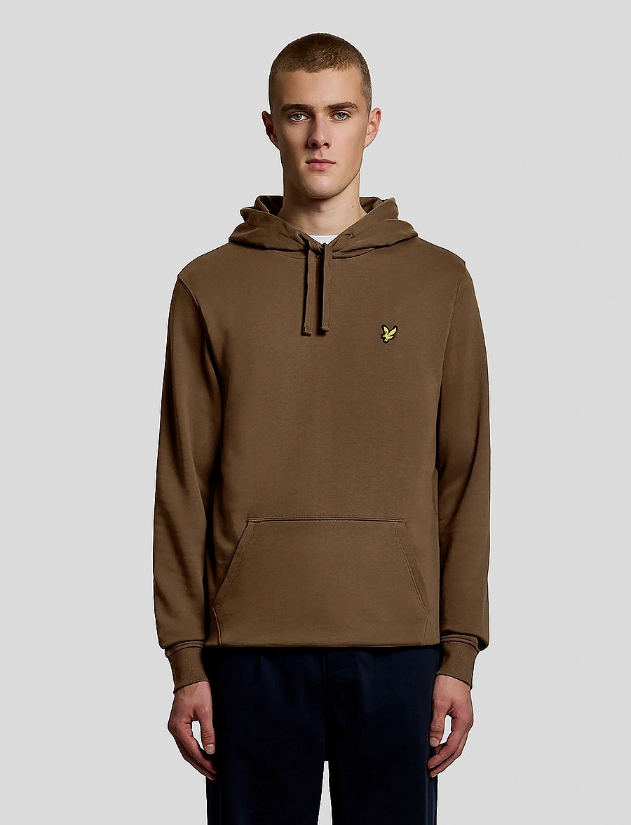 Lyle & Scott - Pullover Hoodie - kapuzenpullover - y045 bottle brown - 0