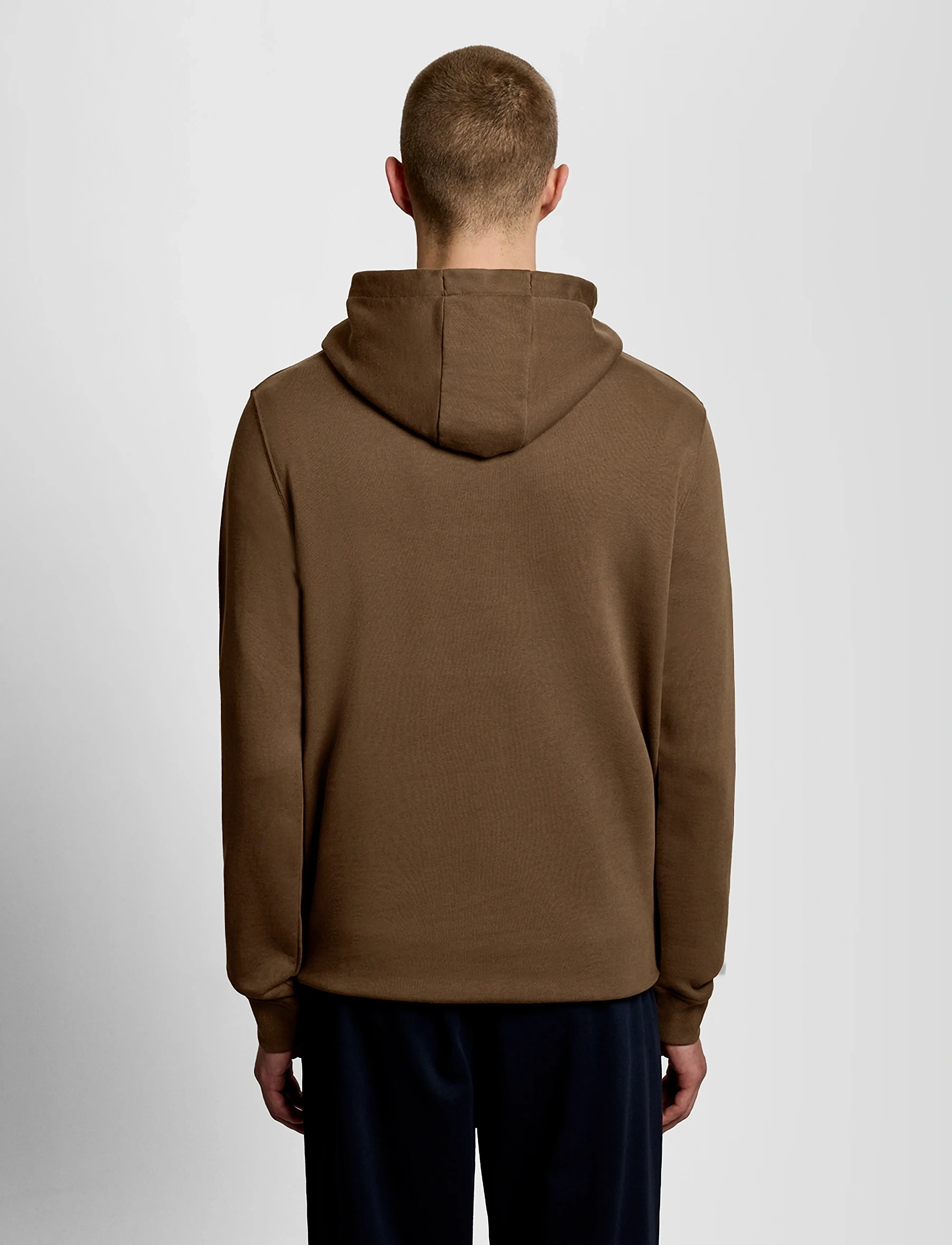 Lyle & Scott - Pullover Hoodie - dressipluusid - y045 bottle brown - 3