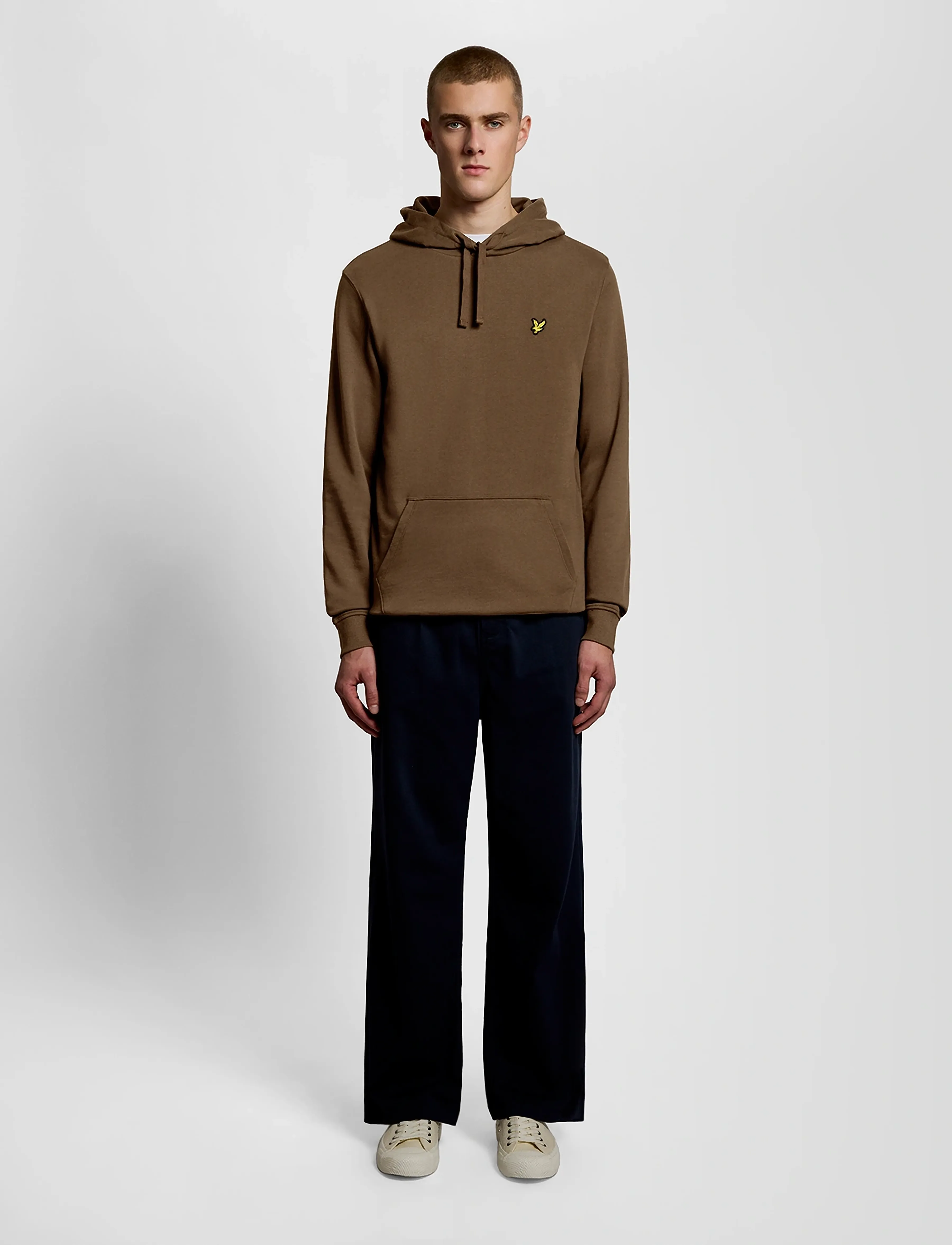 Lyle & Scott - Pullover Hoodie - dressipluusid - y045 bottle brown - 5
