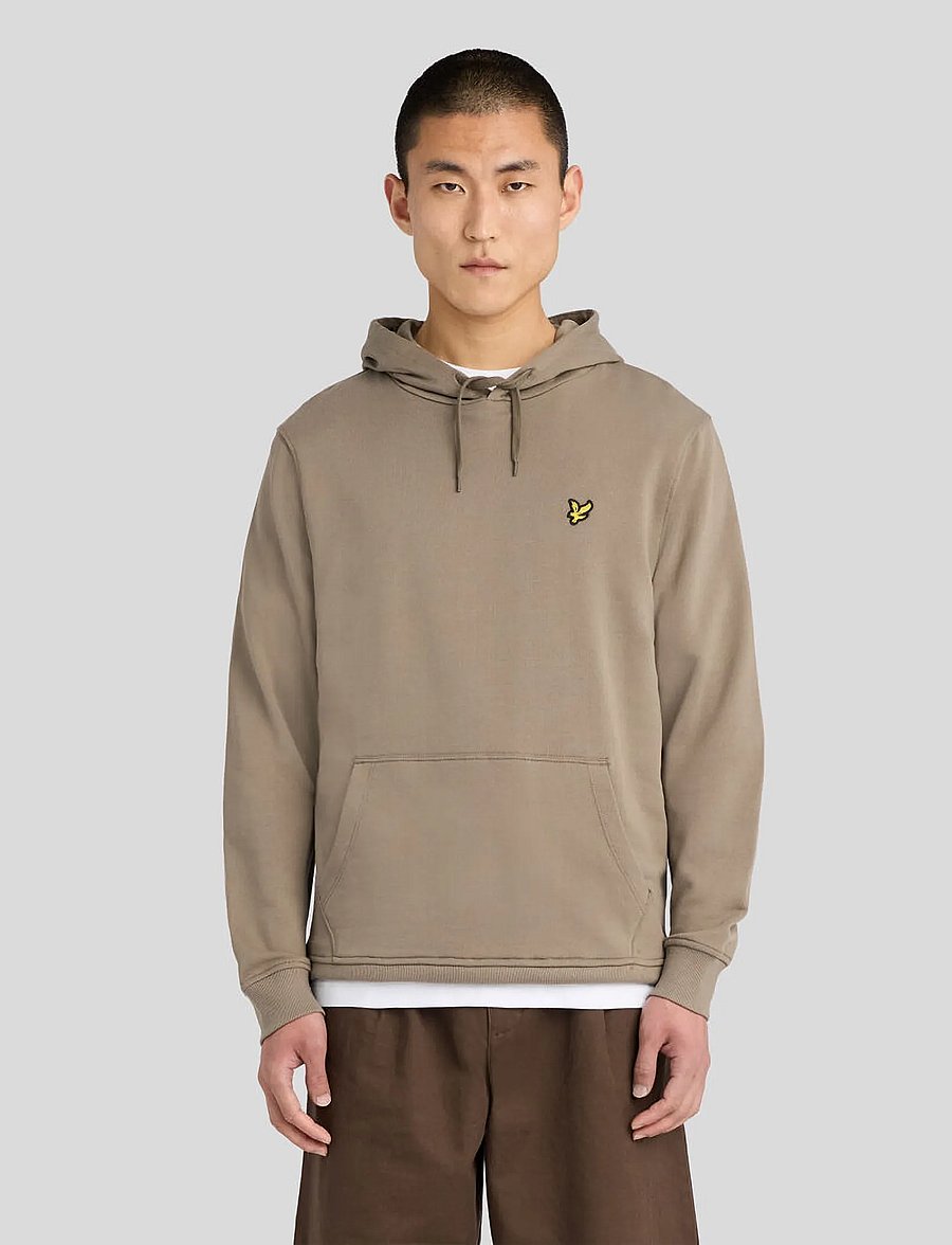 Lyle & Scott - Pullover Hoodie - kapuutsiga pusad - khaki ash - 0