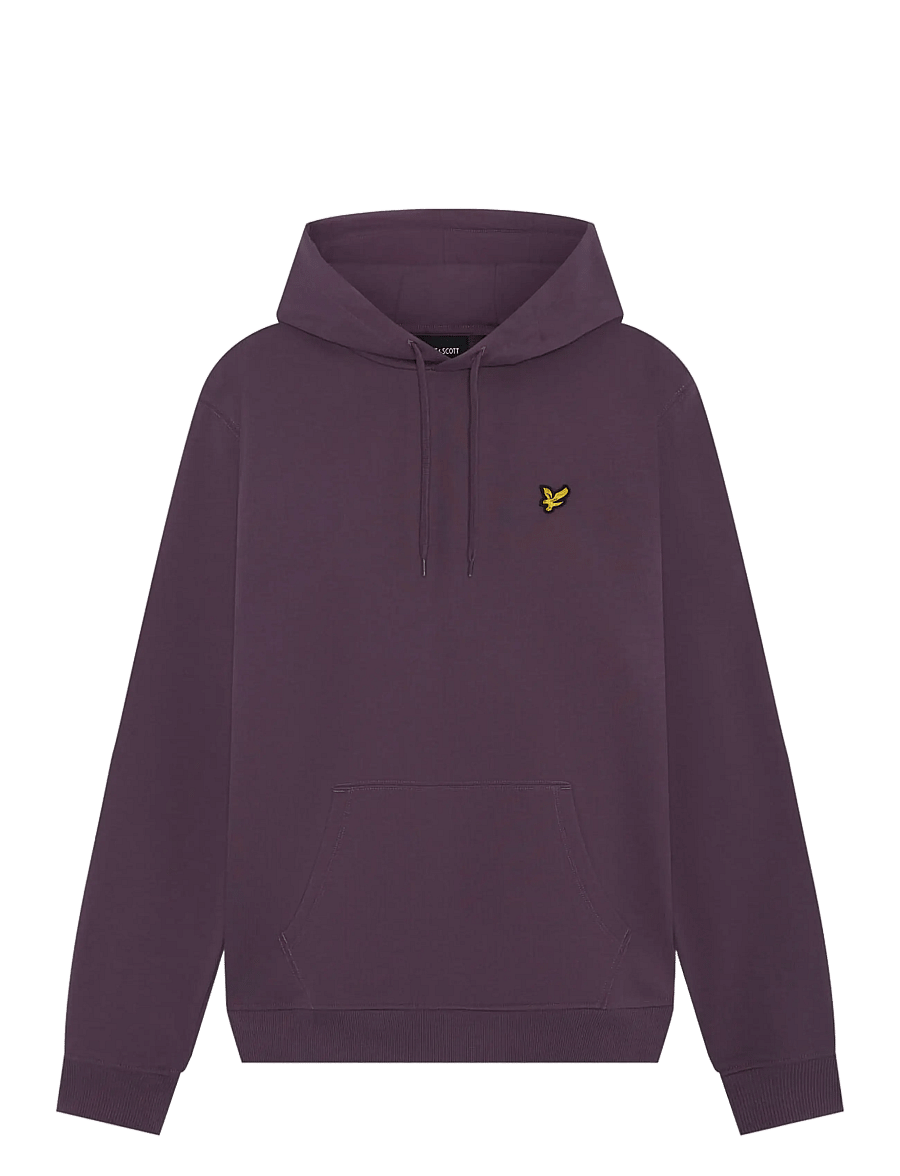 Lyle & Scott - Pullover Hoodie - kapuutsiga pusad - noir plum - 1