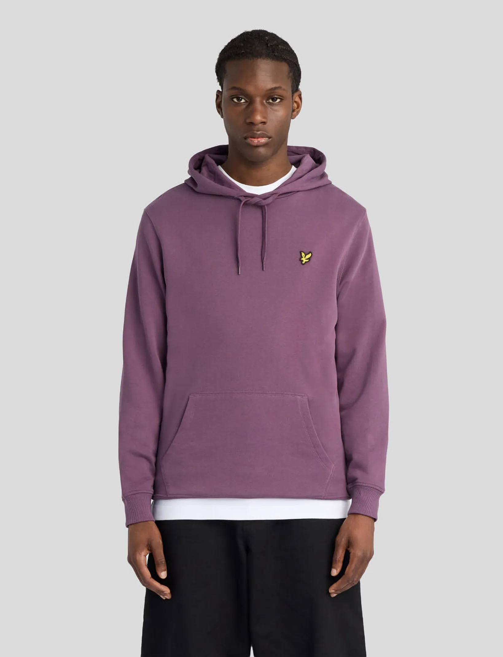 Lyle & Scott Pullover Hoodie - Kapuutsiga pusad - NOIR PLUM / purple