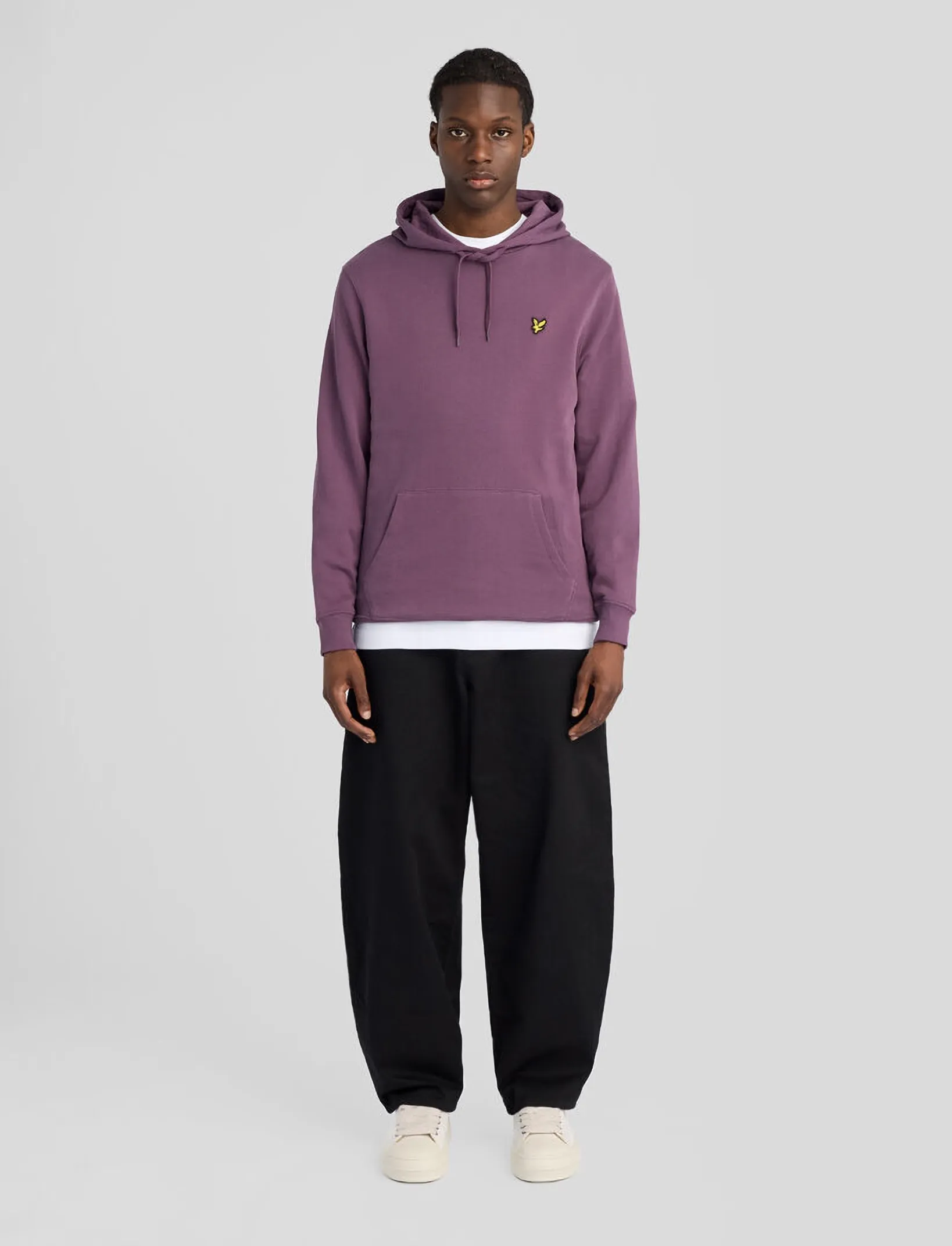 Lyle & Scott - Pullover Hoodie - kapuutsiga pusad - noir plum - 3