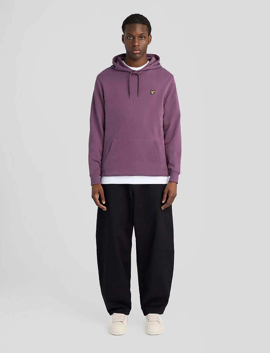 Lyle & Scott - Pullover Hoodie - kapuutsiga pusad - noir plum - 3