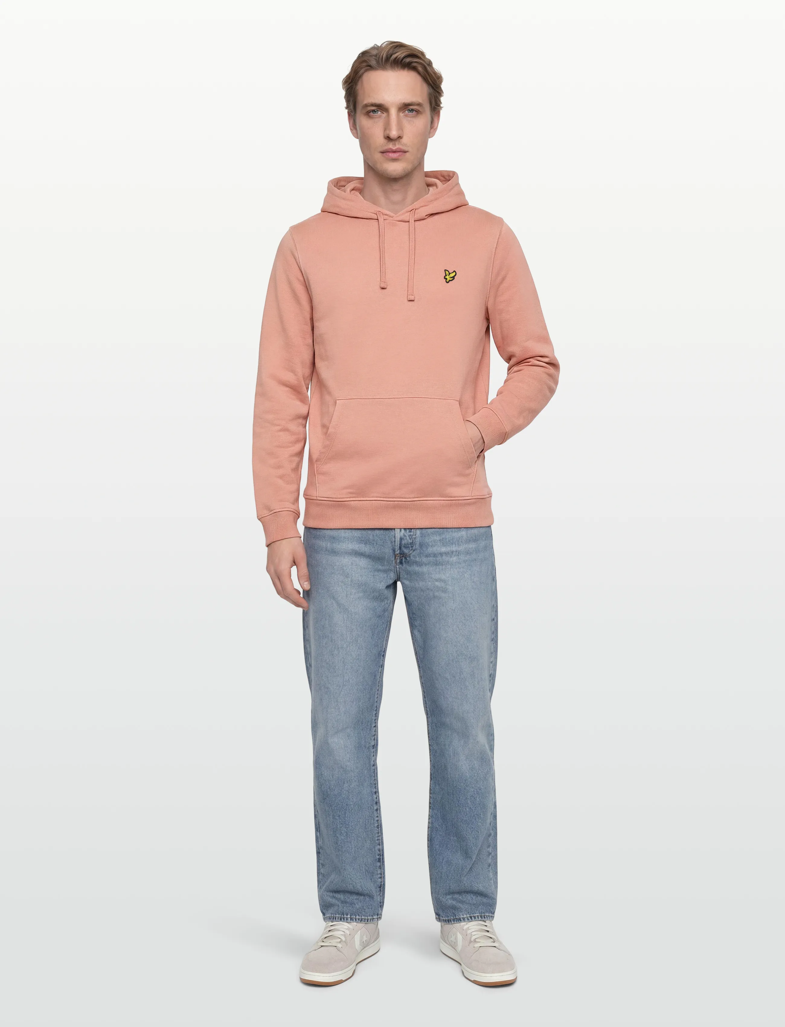 Lyle & Scott Pullover Hoodie, L, Sweatshirts Hoodies, Orange - Männerswear