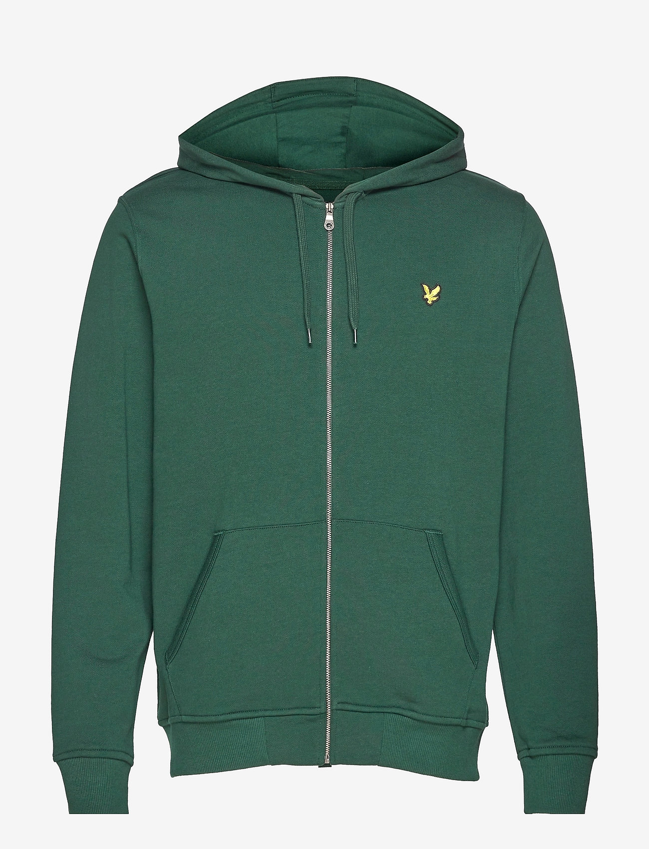 Lyle & Scott - Zip Through Hoodie - kapuutsiga dressipluusid - dark green - 1
