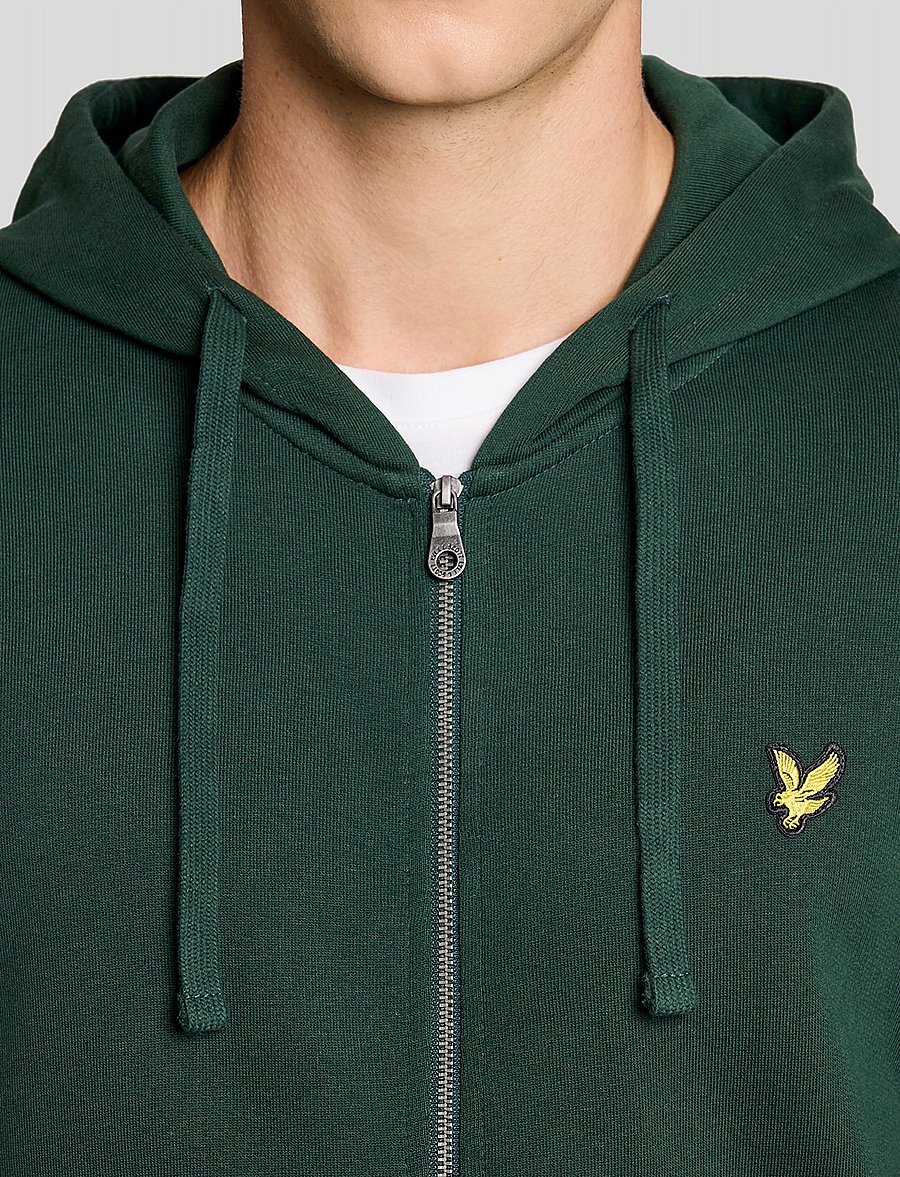 Lyle & Scott - Zip Through Hoodie - kapuzenpullover - dark green - 5