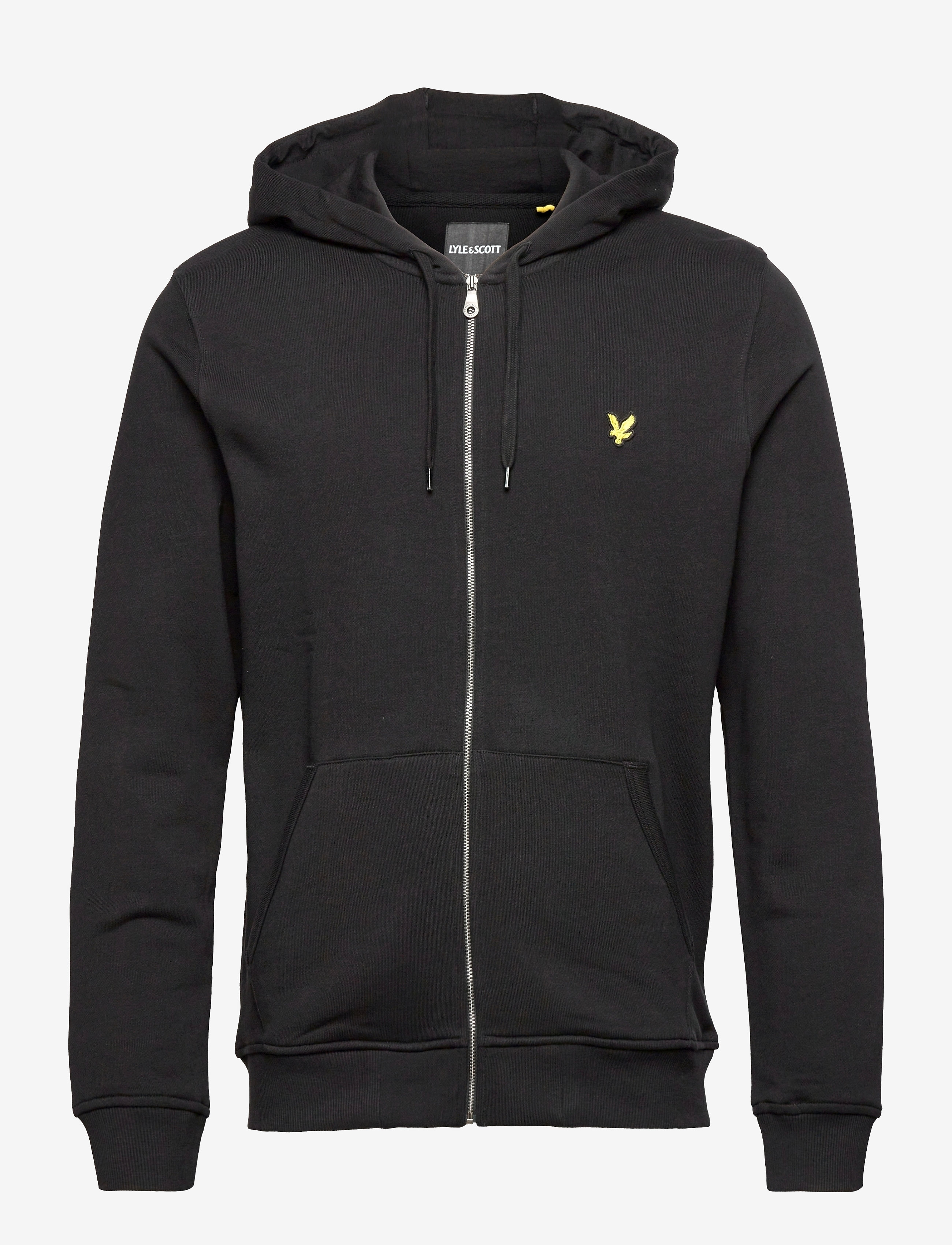Lyle & Scott Zip Through Hoodie - Kapuzenpullover - JET BLACK / black