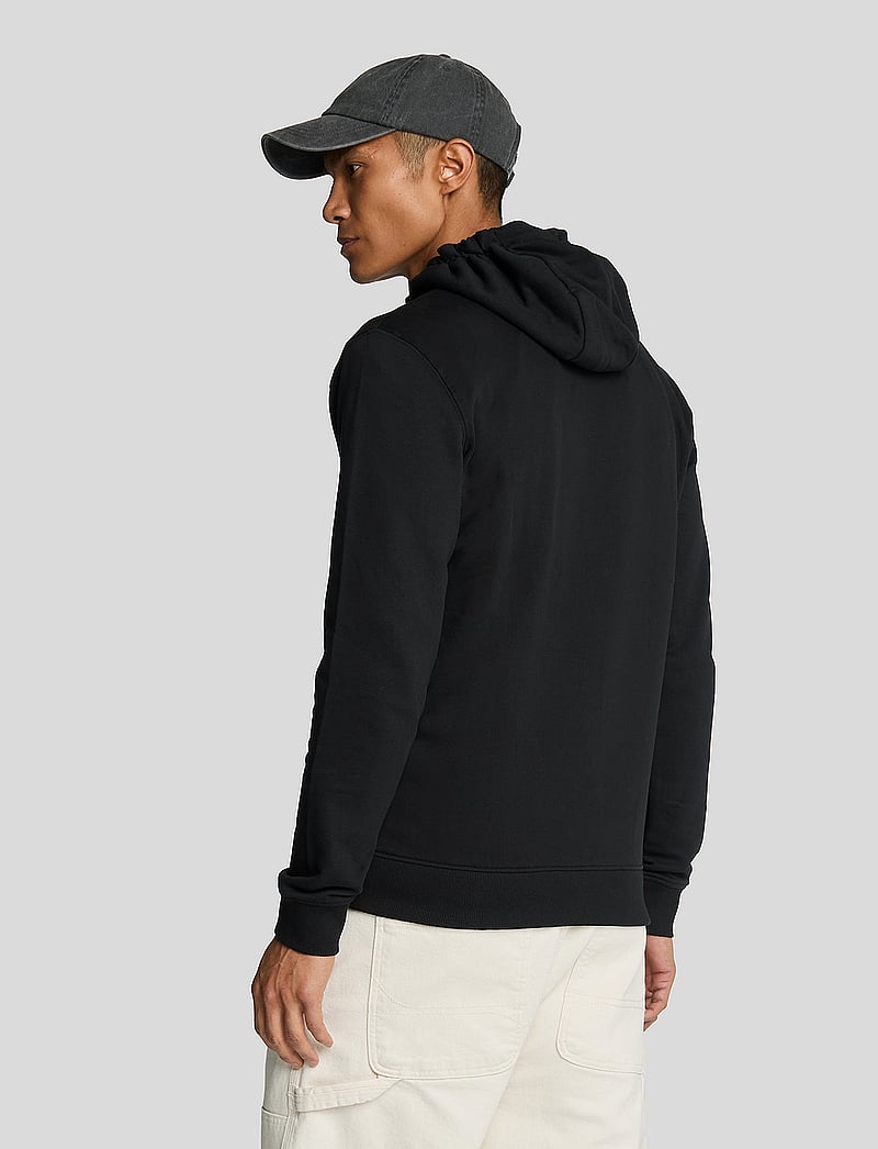 Lyle & Scott - Zip Through Hoodie - hoodies - jet black - 3