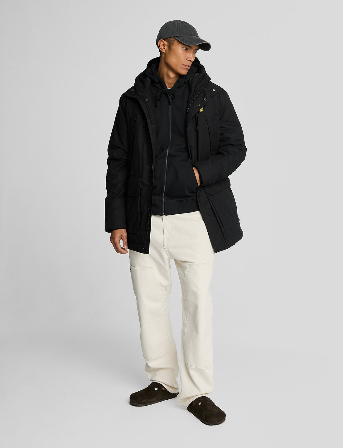 Lyle and scott 2025 zip through hoodie