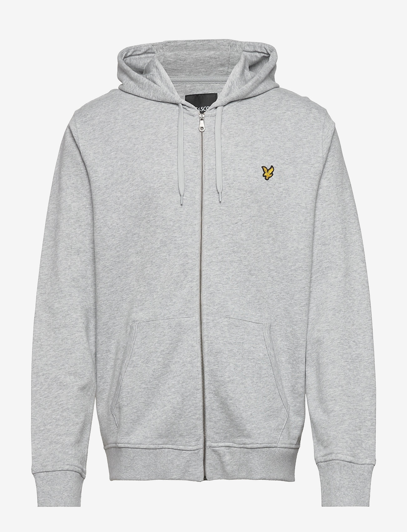 Lyle & Scott - Zip Through Hoodie - hættetrøjer - light grey marl - 1