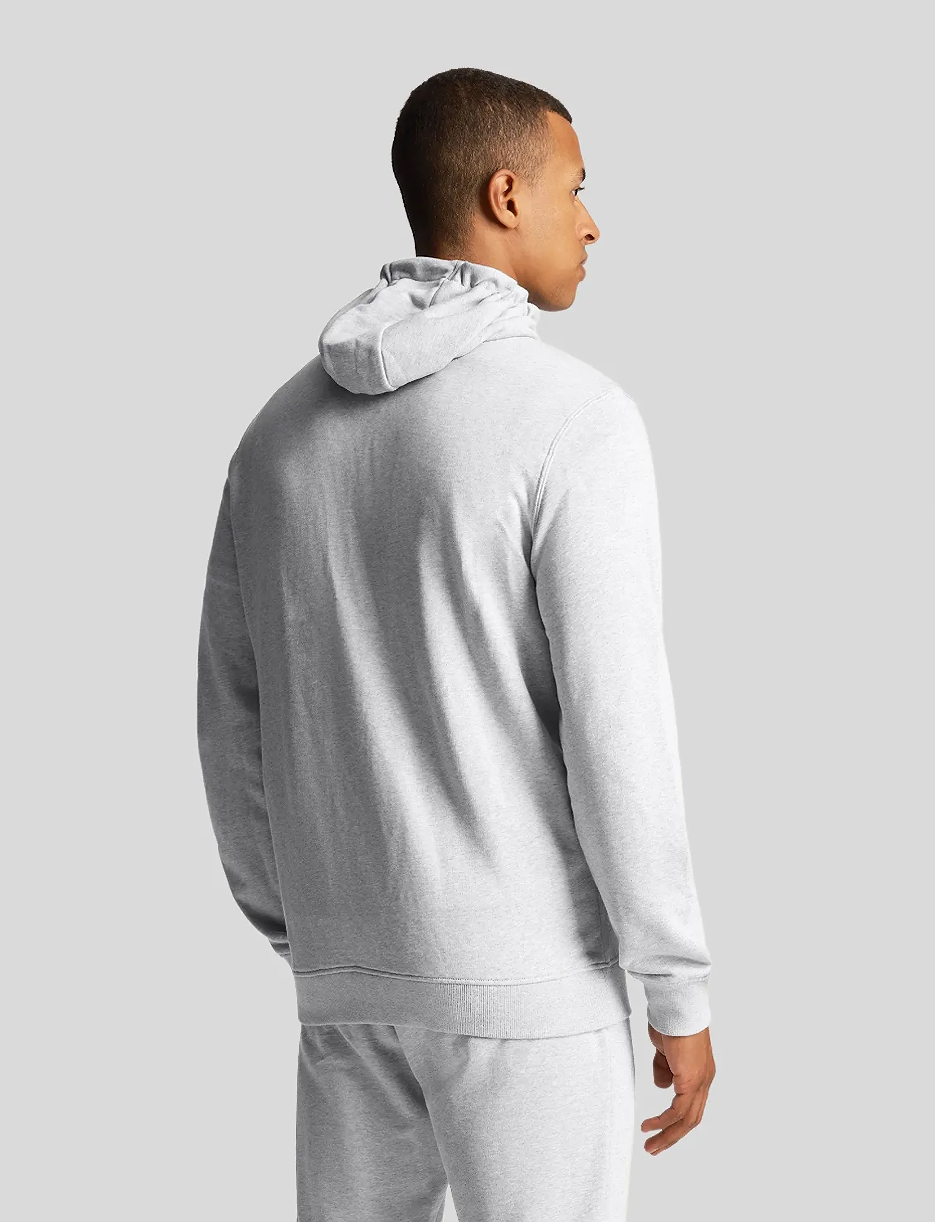 Lyle & Scott - Zip Through Hoodie - hoodies - light grey marl - 3