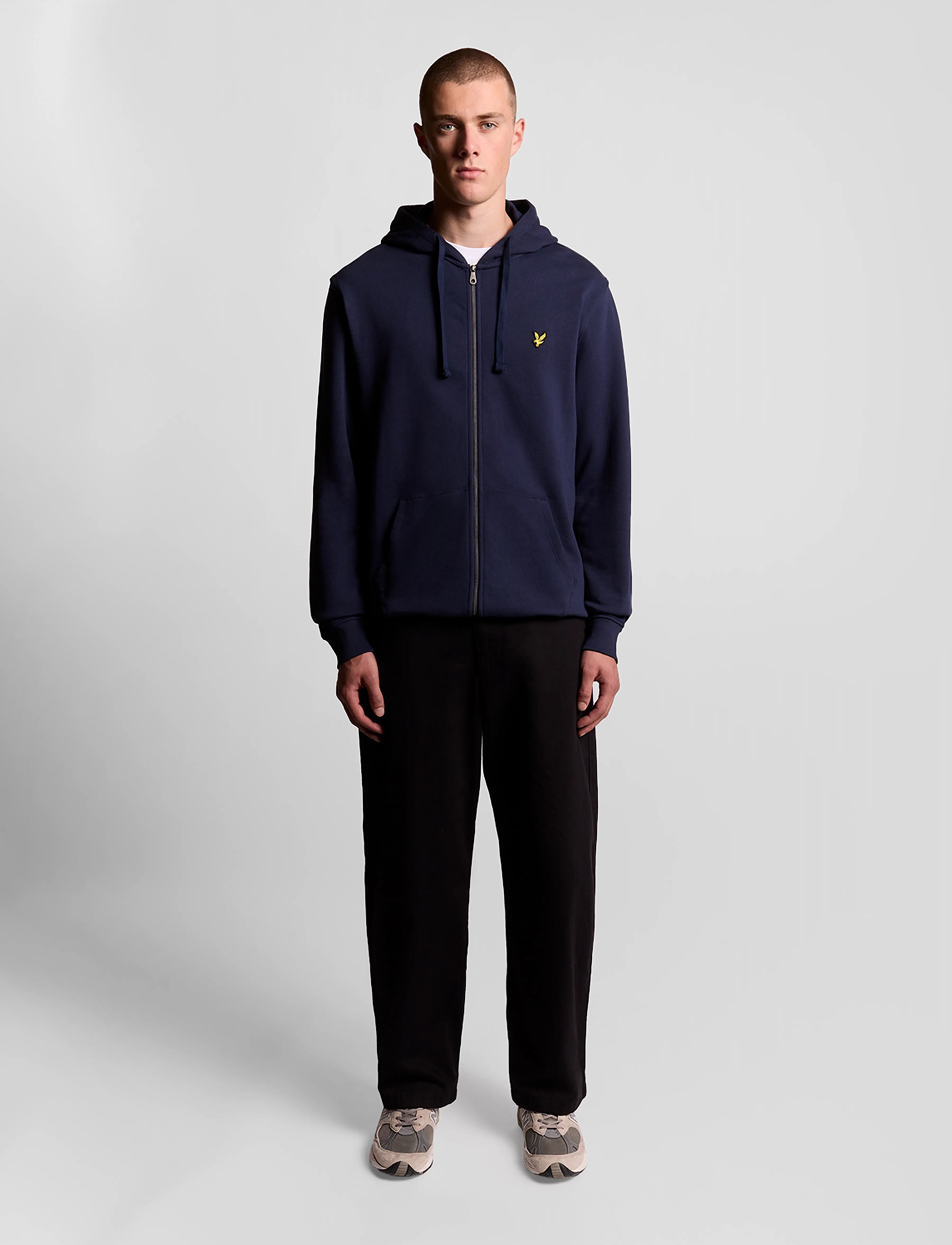 Lyle & Scott - Zip Through Hoodie - hettegensere - navy - 4