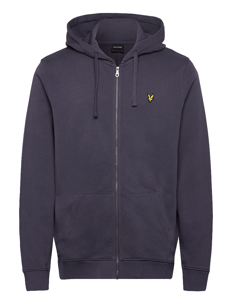Lyle & Scott - Zip Through Hoodie - hættetrøjer - x854 graystone - 1