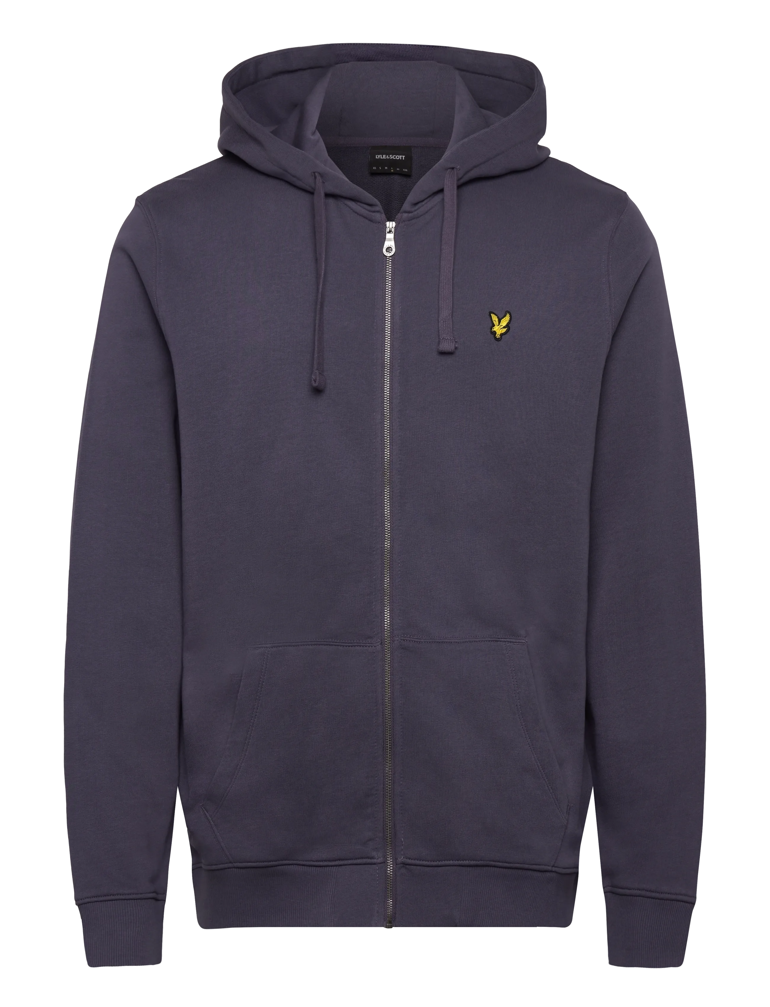 Lyle & Scott Zip Through Hoodie - Sweatshirts & hættetrøjer - X854 GRAYSTONE / navy