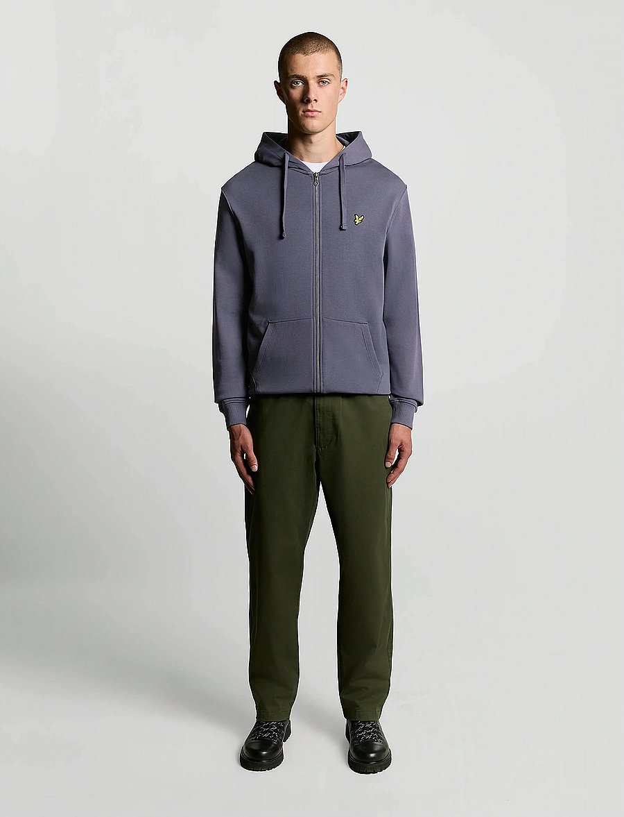 Lyle & Scott - Zip Through Hoodie - kapuzenpullover - x854 graystone - 4