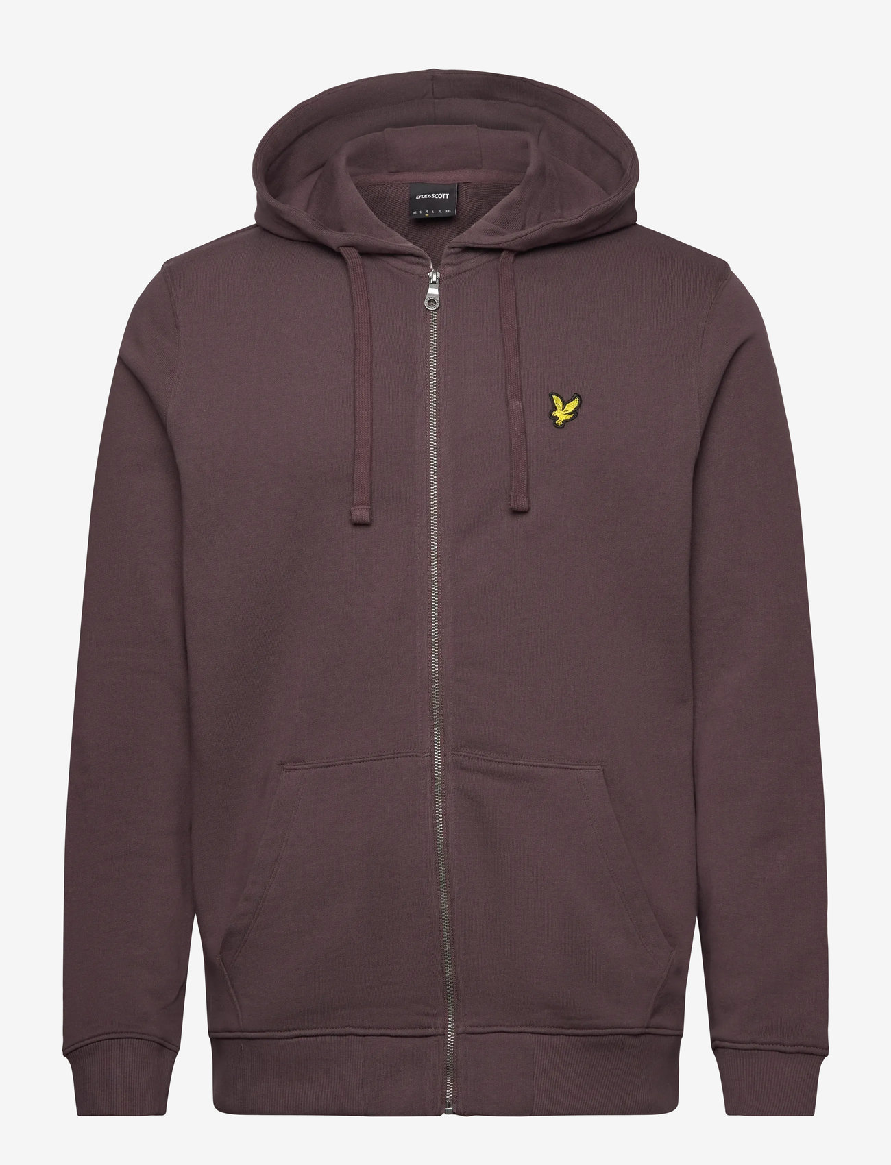 Lyle & Scott - Zip Through Hoodie - dressipluusid - x863 espresso - 1